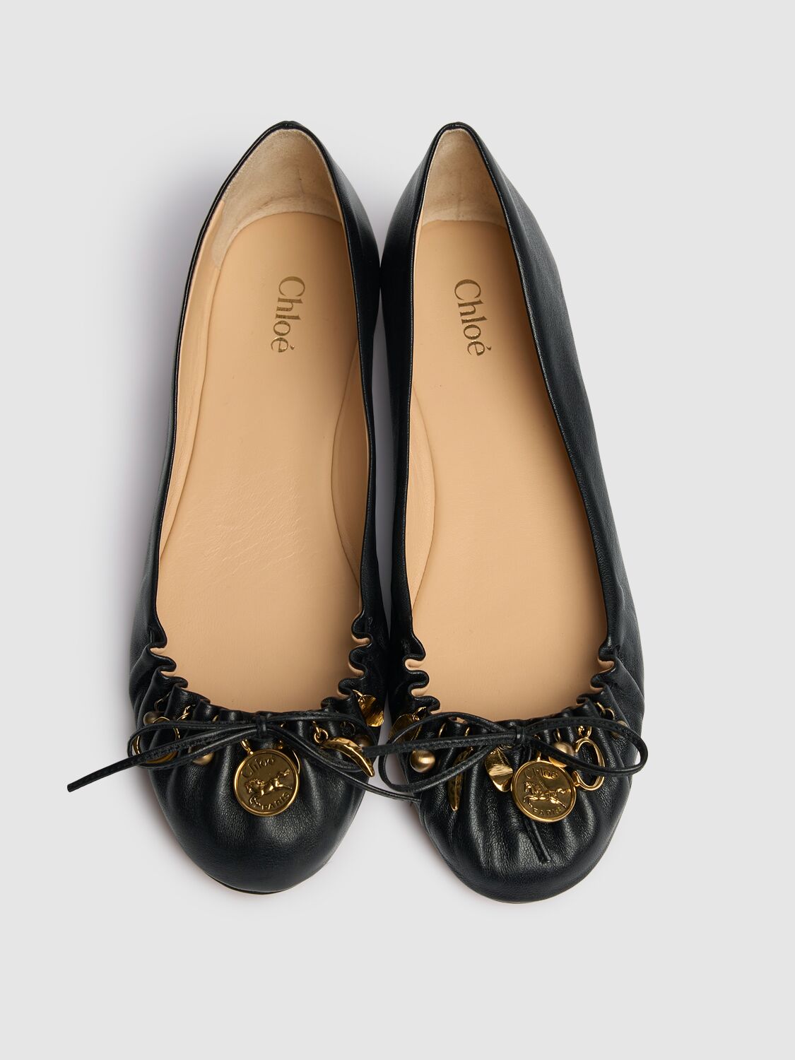 Chloé Leather Ballerina Flats