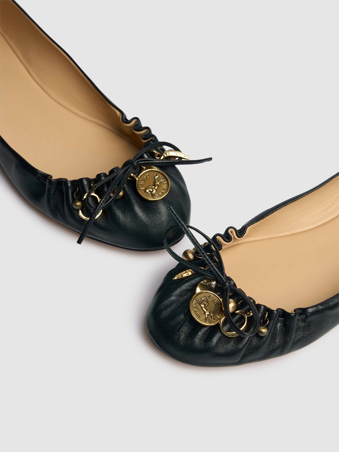 Chloé Leather Ballerina Flats