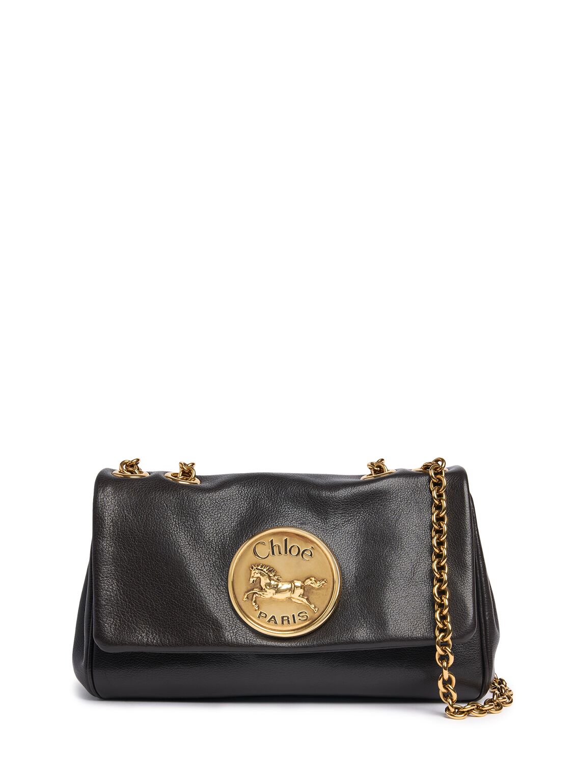 Chloé Small Heritage Shiny Leather Bag