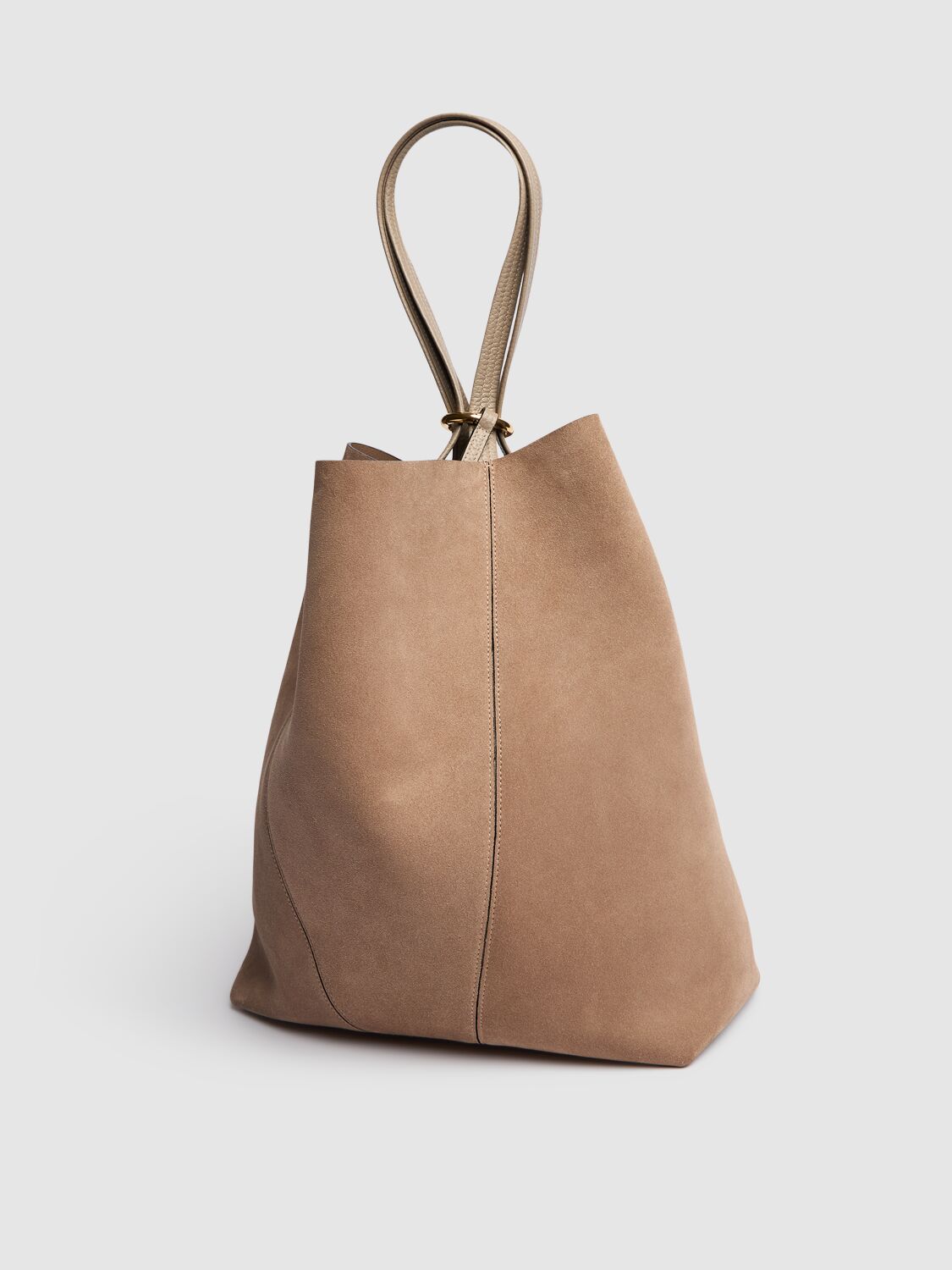 Chloé Large Spin Suede Tote Bag