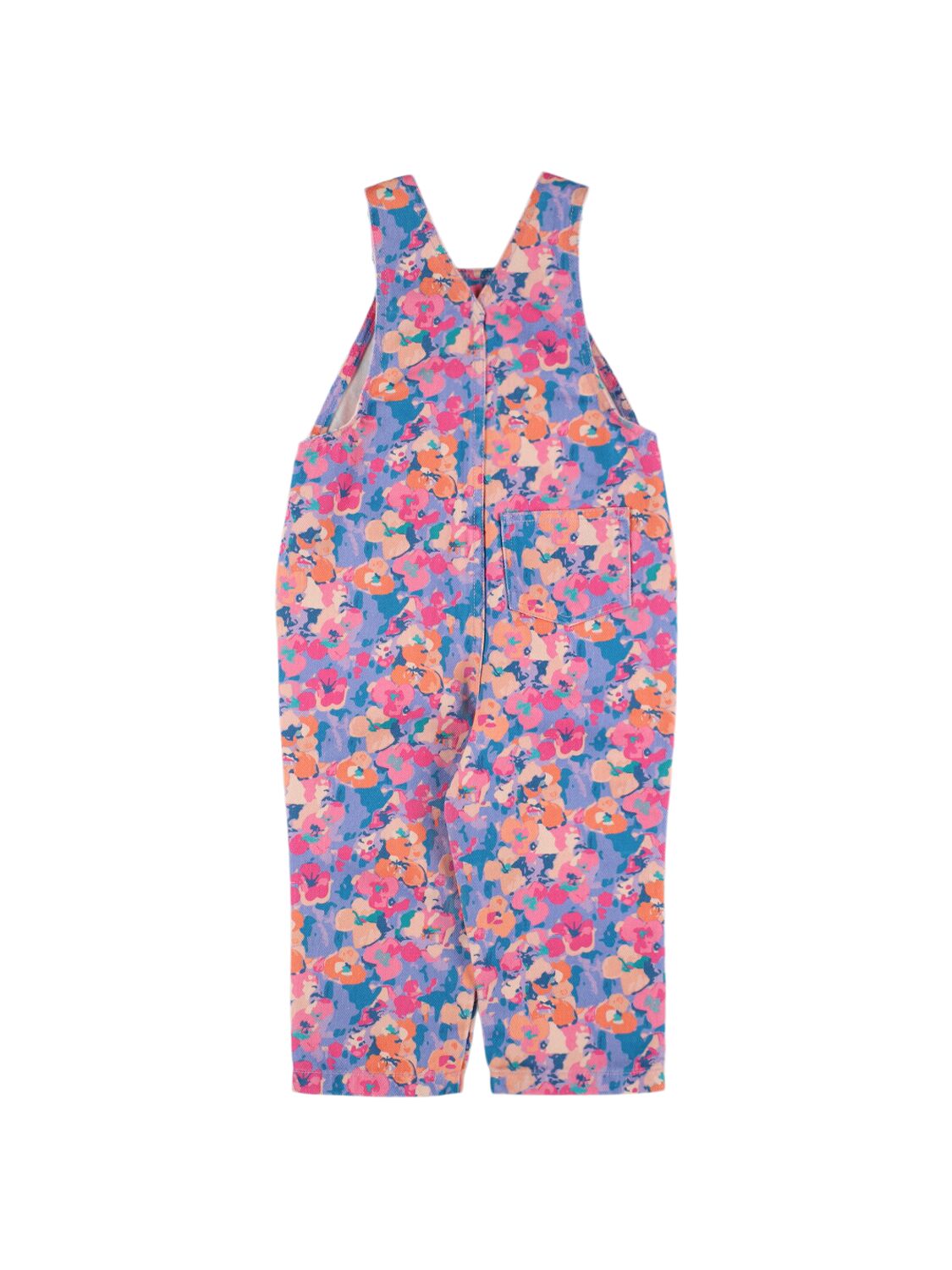 Shop Favorite People Floral Print Cotton Overalls In Multicolor
