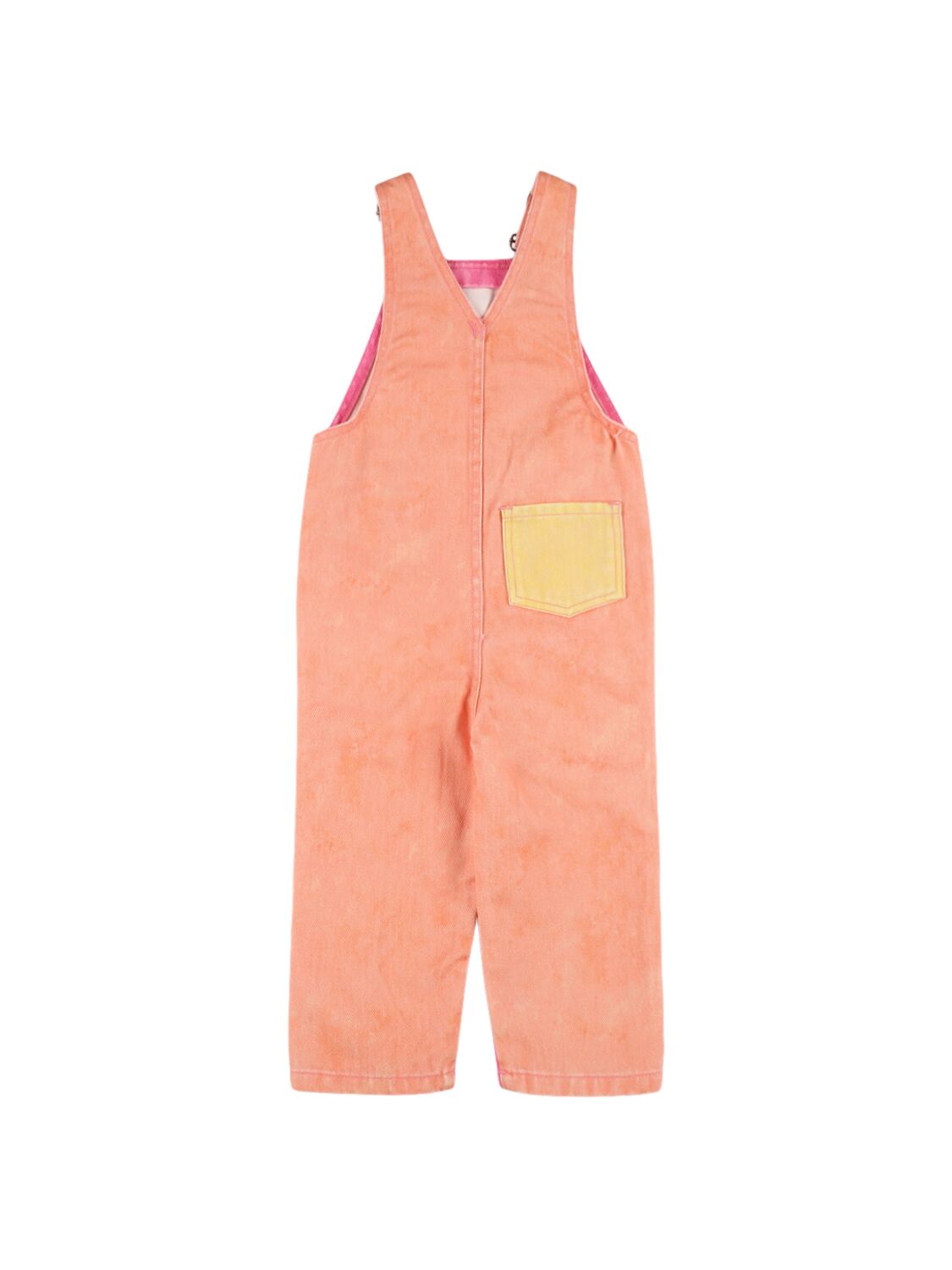 Shop Favorite People Printed Cotton Overalls In Multicolor
