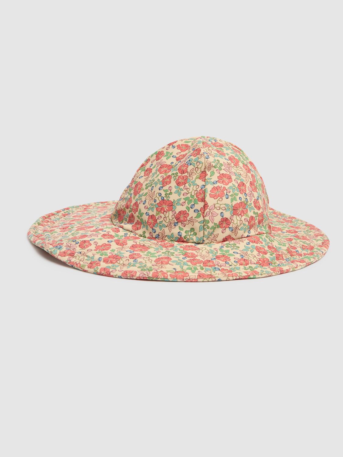 Konges Sløjd Printed Cotton Sun Hat In Multicolor