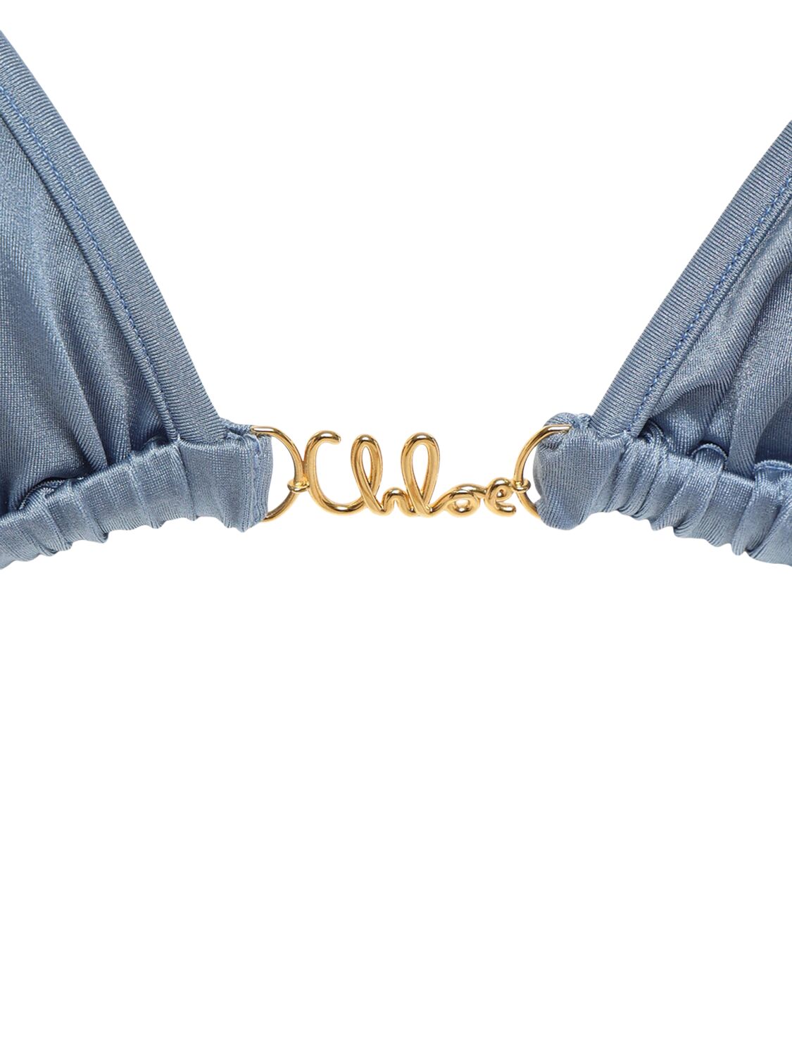 Chloé Nylon Triangle Bikini Top