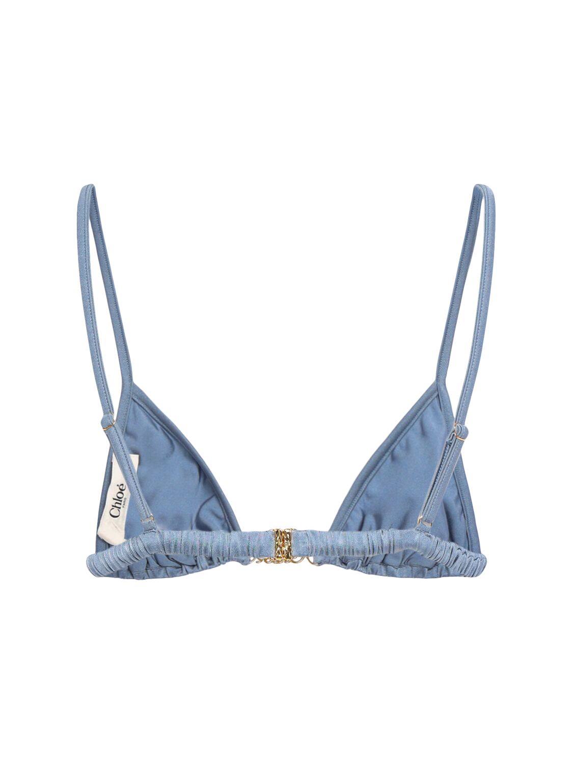 Chloé Nylon Triangle Bikini Top