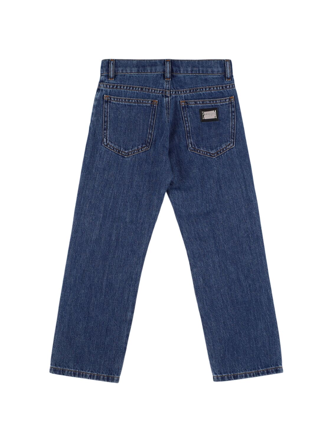 Dolce & Gabbana Stretch Cotton Jeans In Blue