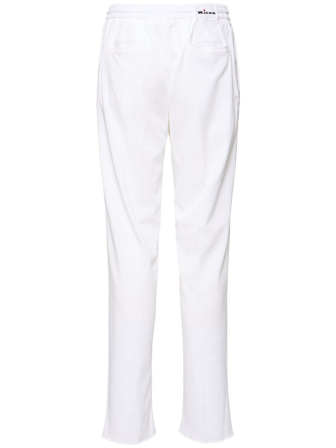 KITON FLUID LYOCELL BLEND JOGGER PANTS 