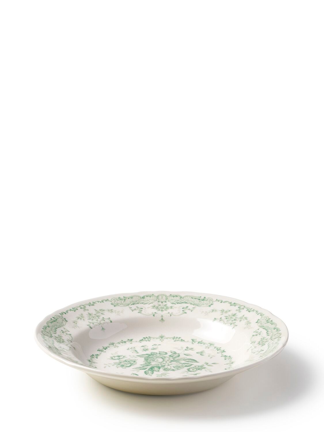 Bitossi Home Set Of 6 Rose Deep Plates In Green