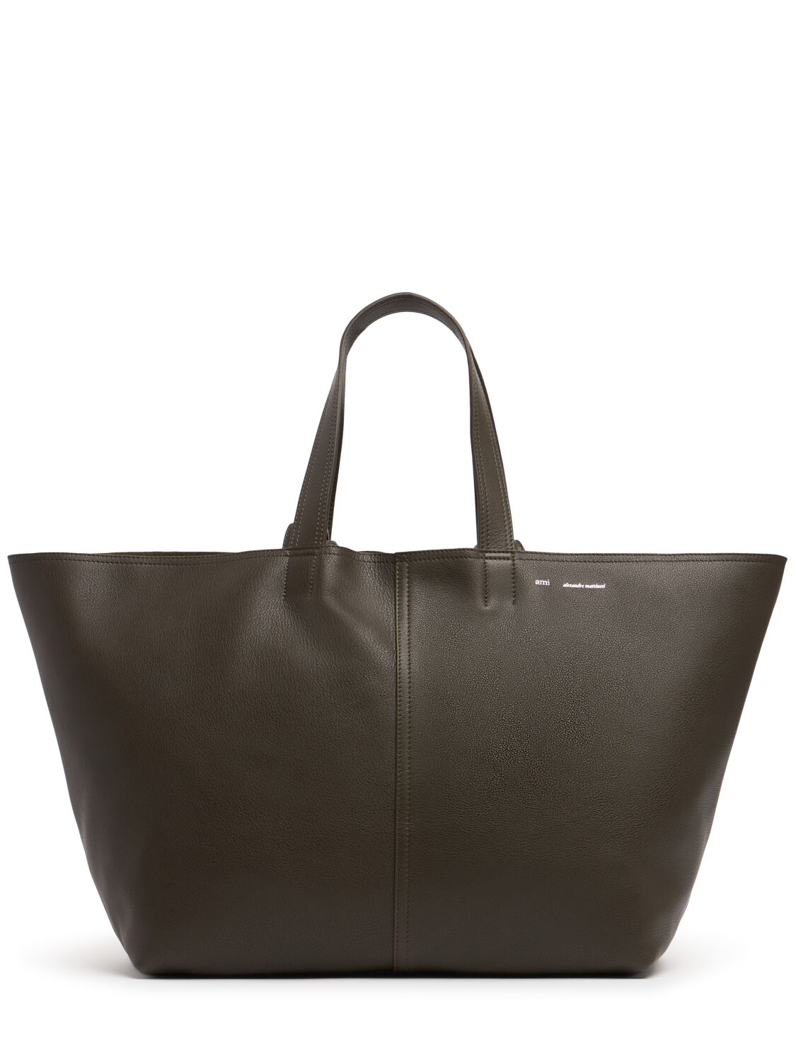 Midi Leather Tote Bag