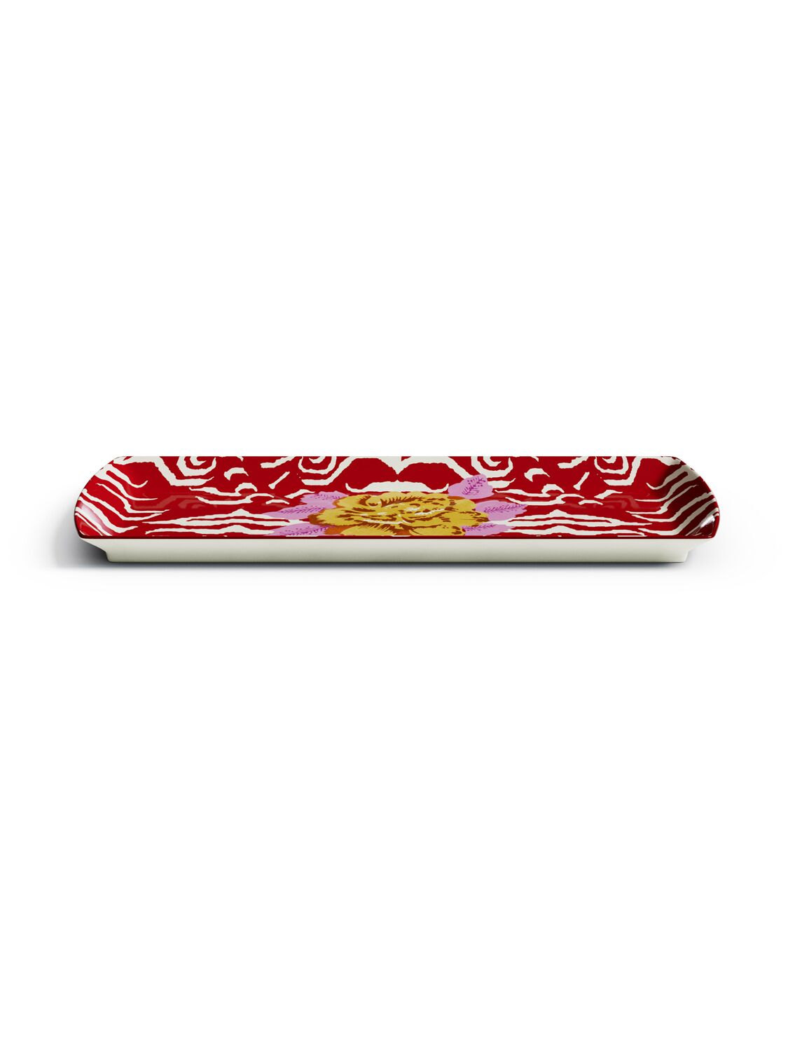 LISA CORTI INDIAN TIGER RECTANGULAR TRAY 