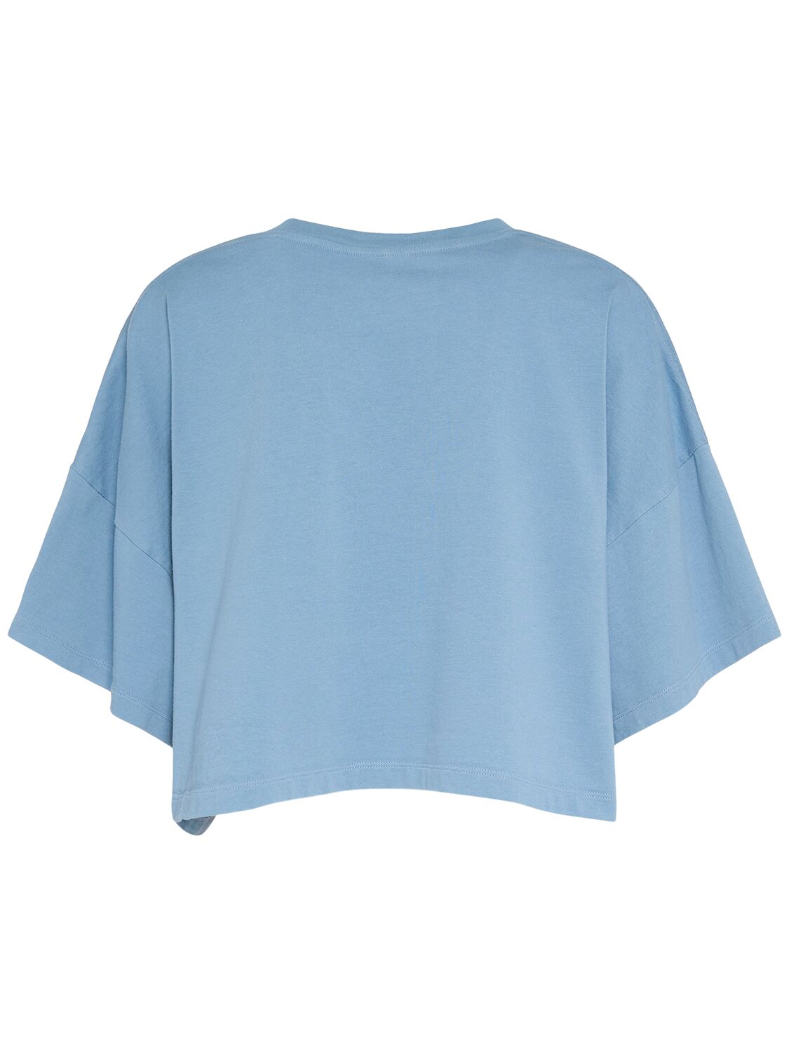 Chloé Oversize Signature Logo Crop Graphic T-shirt