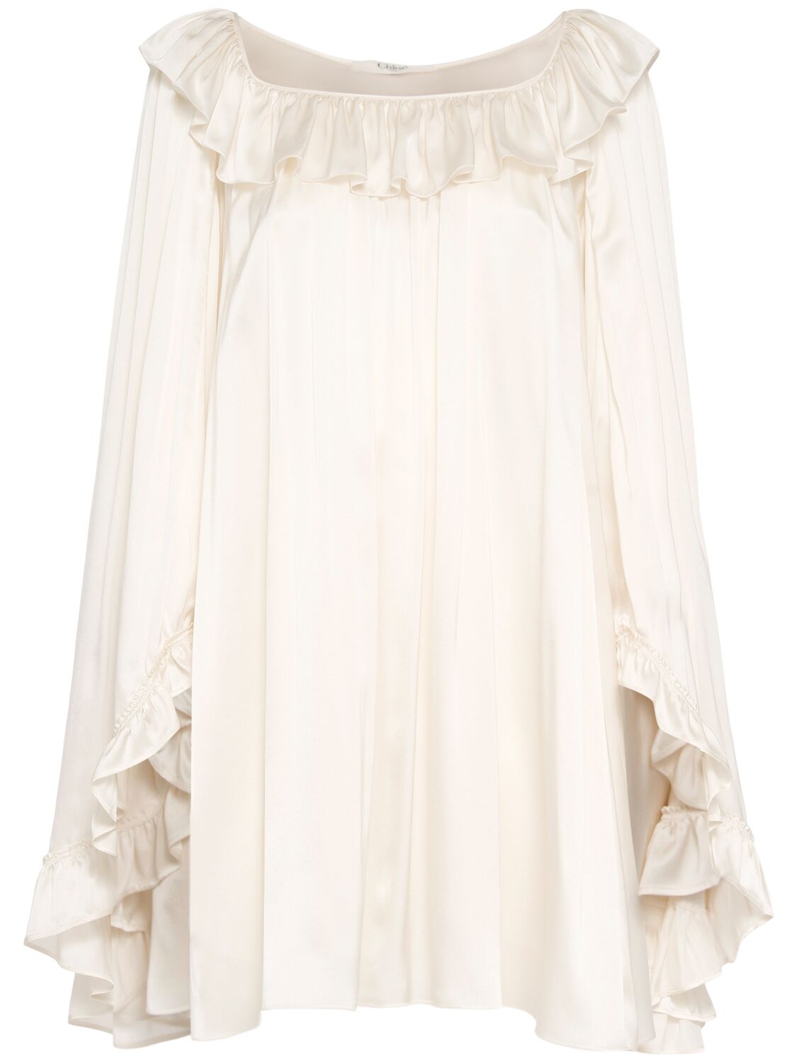 Chloé Silk Satin Mini Dress