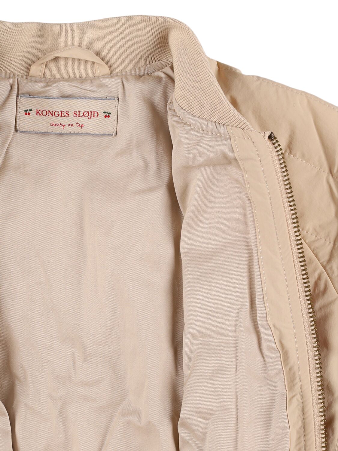 Konges Sløjd Embellished Bomber Jacket In Light Grey