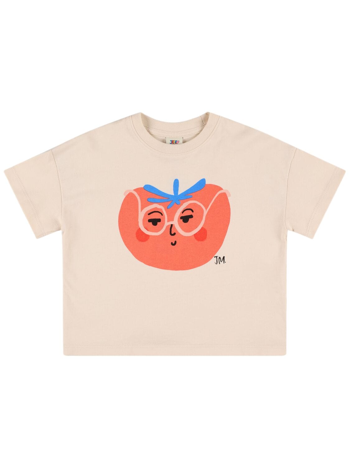 Tomato Print Cotton Jersey T-shirt