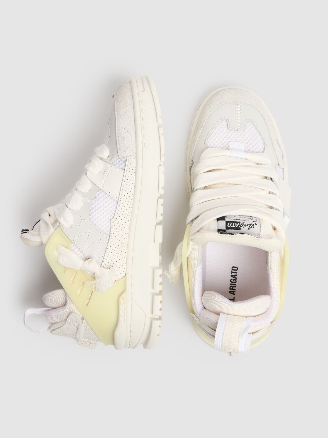 Axel Arigato Area Patchwork Sneakers In White