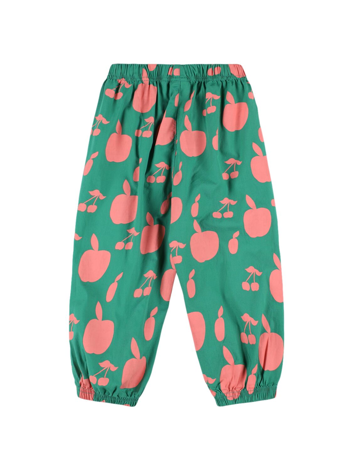 Jellymallow Fruit Print Cotton Sweatpants In Green