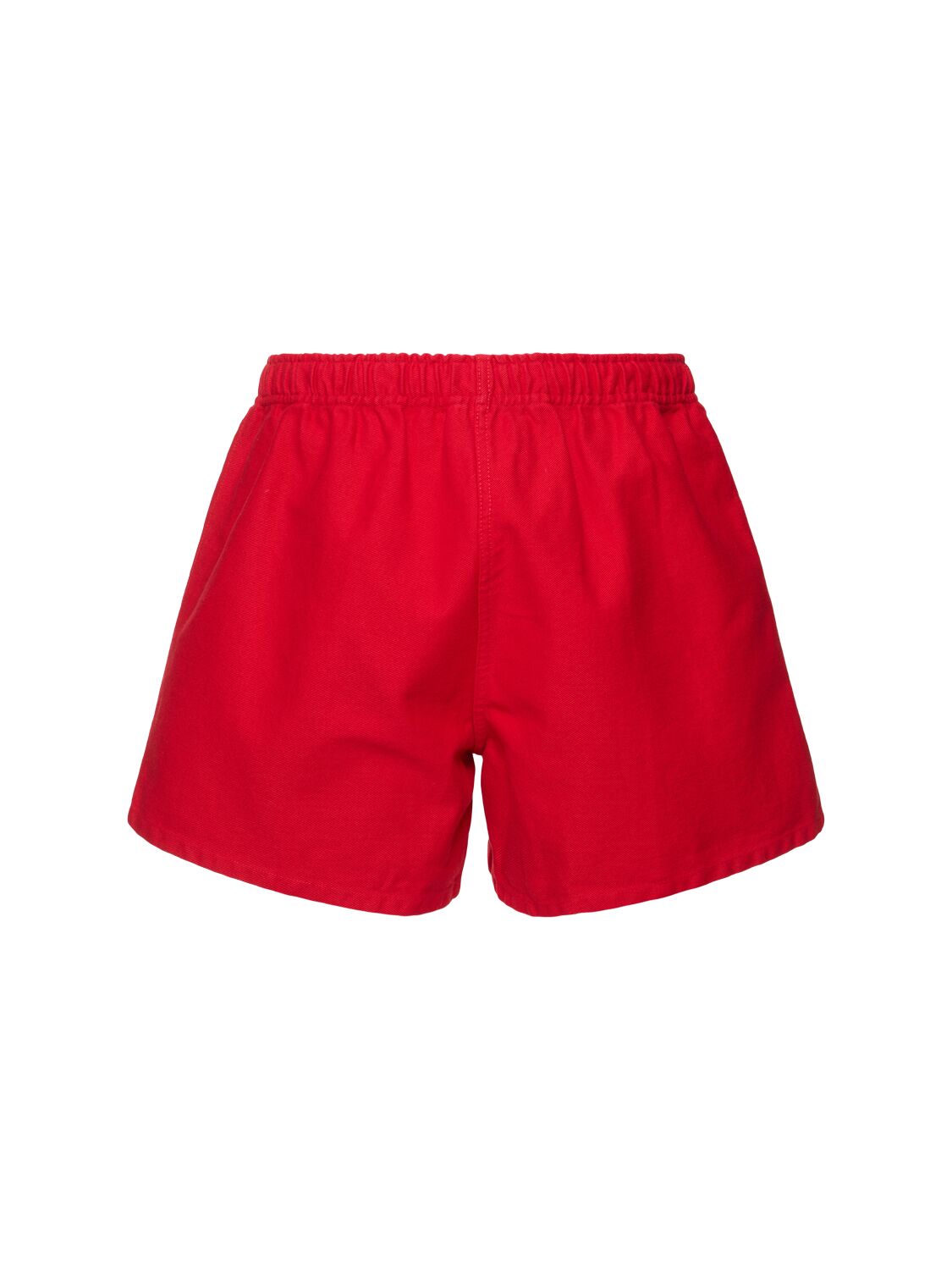 Bode Spring Twill Field Shorts In Red