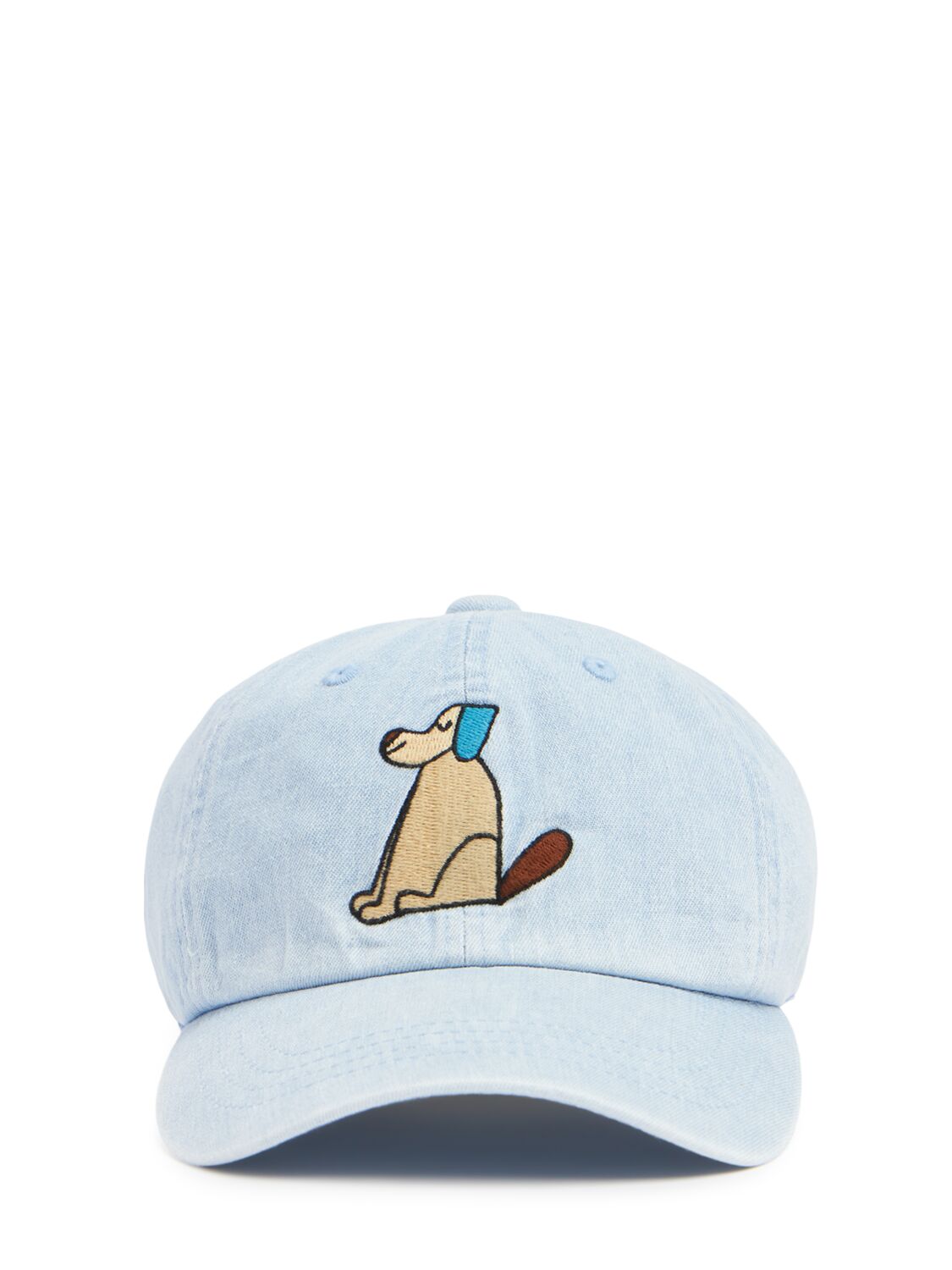 Jellymallow Dog Cotton Baseball Hat In Blue