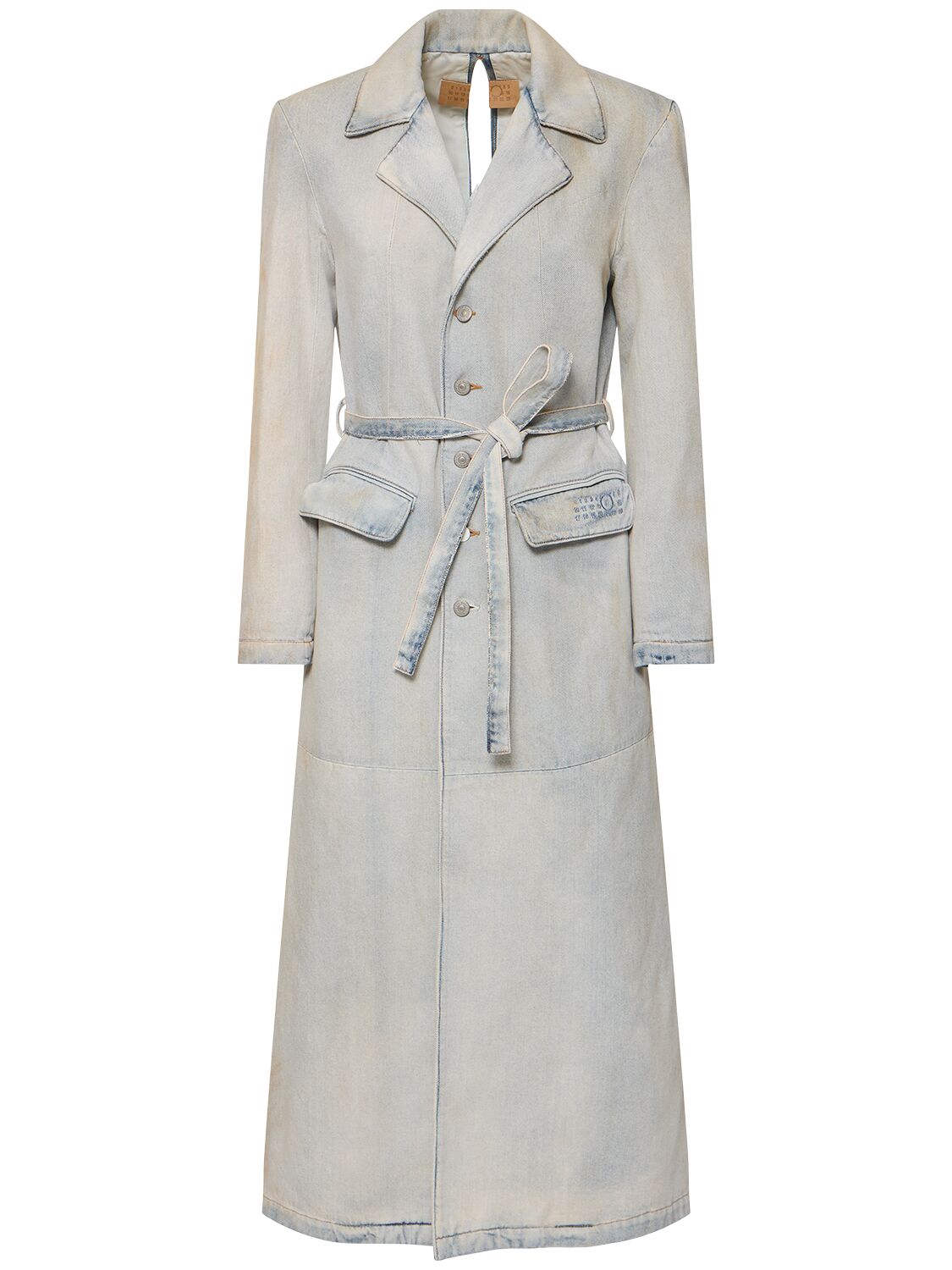 Long Cotton Denim Coat