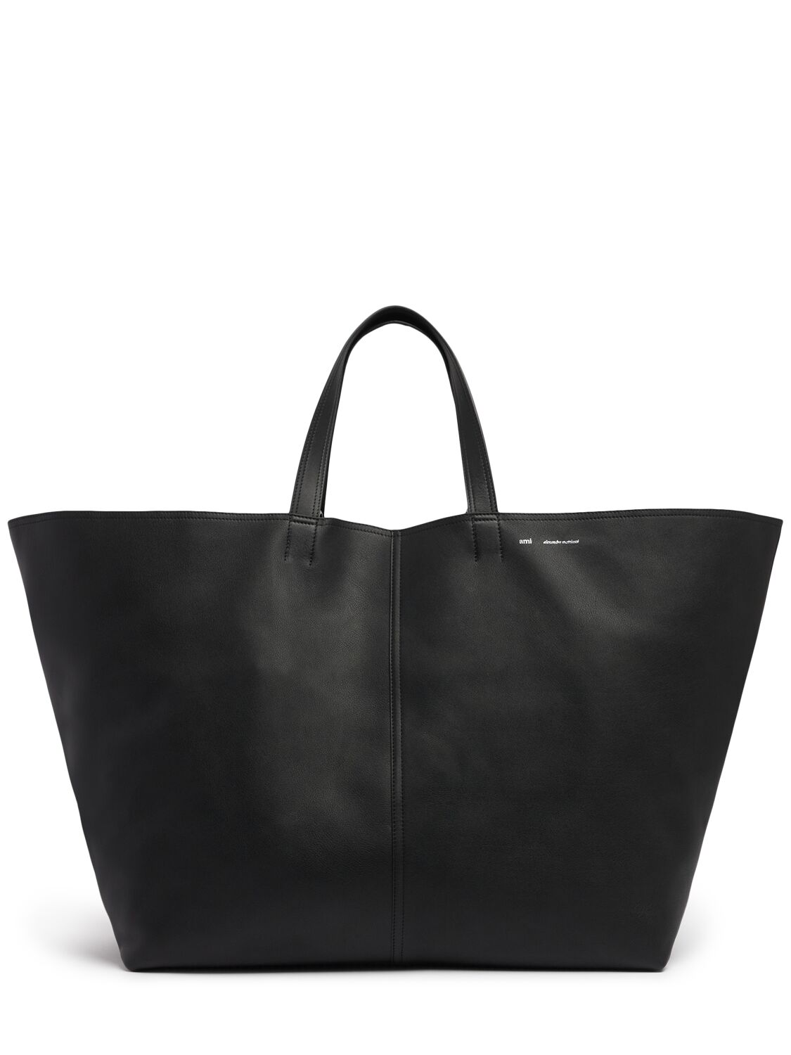 Midi Maxi Smooth Leather Tote Bag