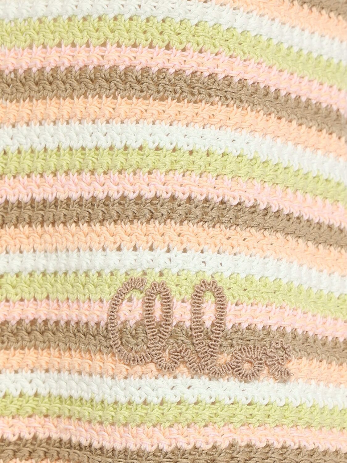 Chloé Cropped Logo Tank Top