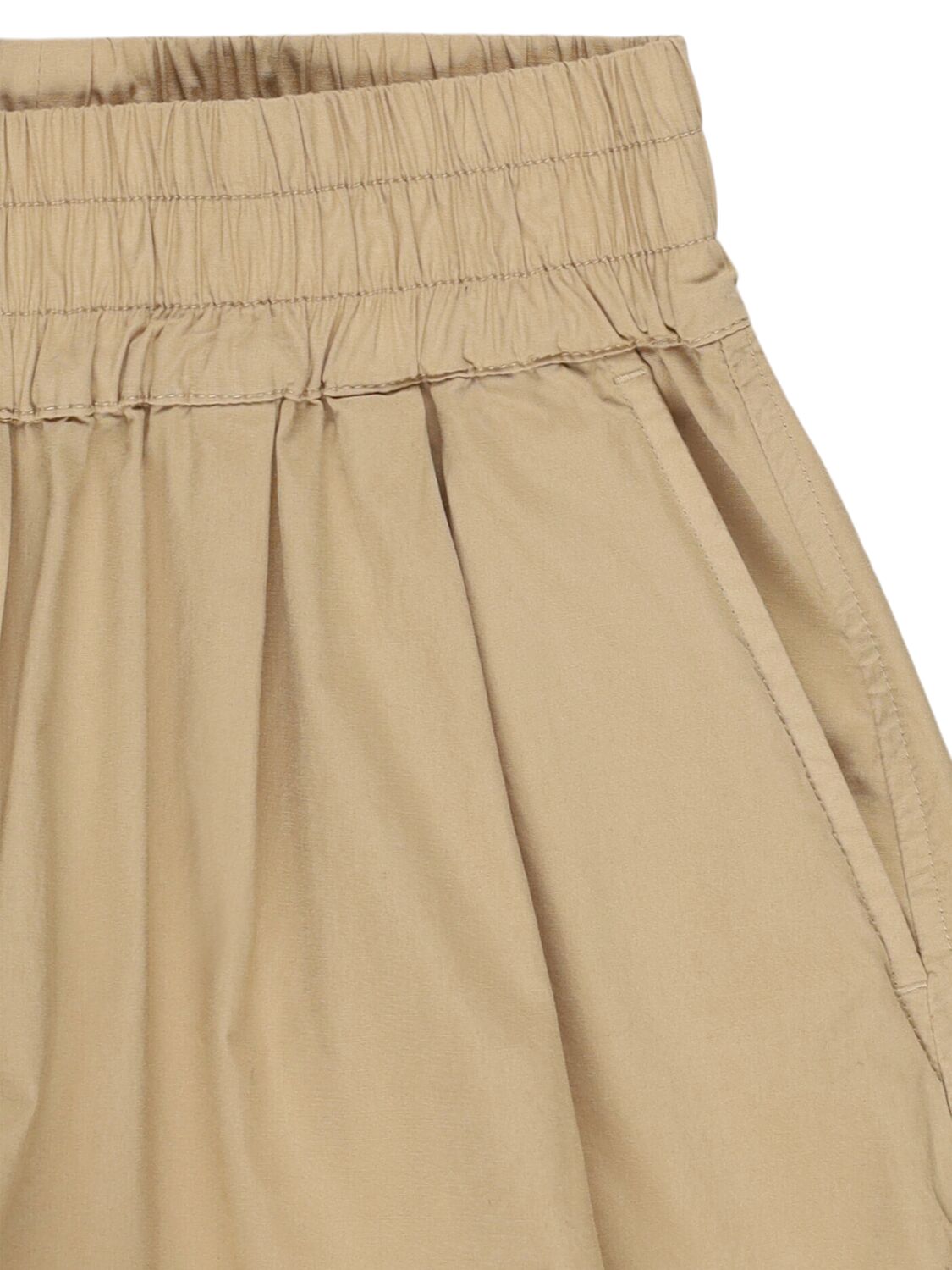 Aspesi Stretch Cotton Poplin Shirt & Shorts In Beige