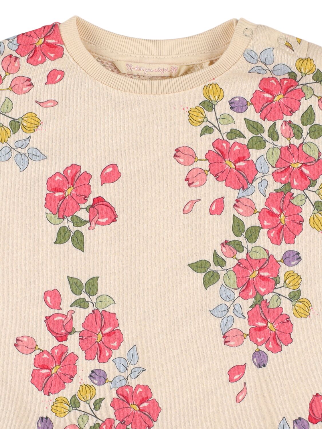 Konges Sløjd Floral Print Cotton Crewneck Sweatshirt In Multicolor