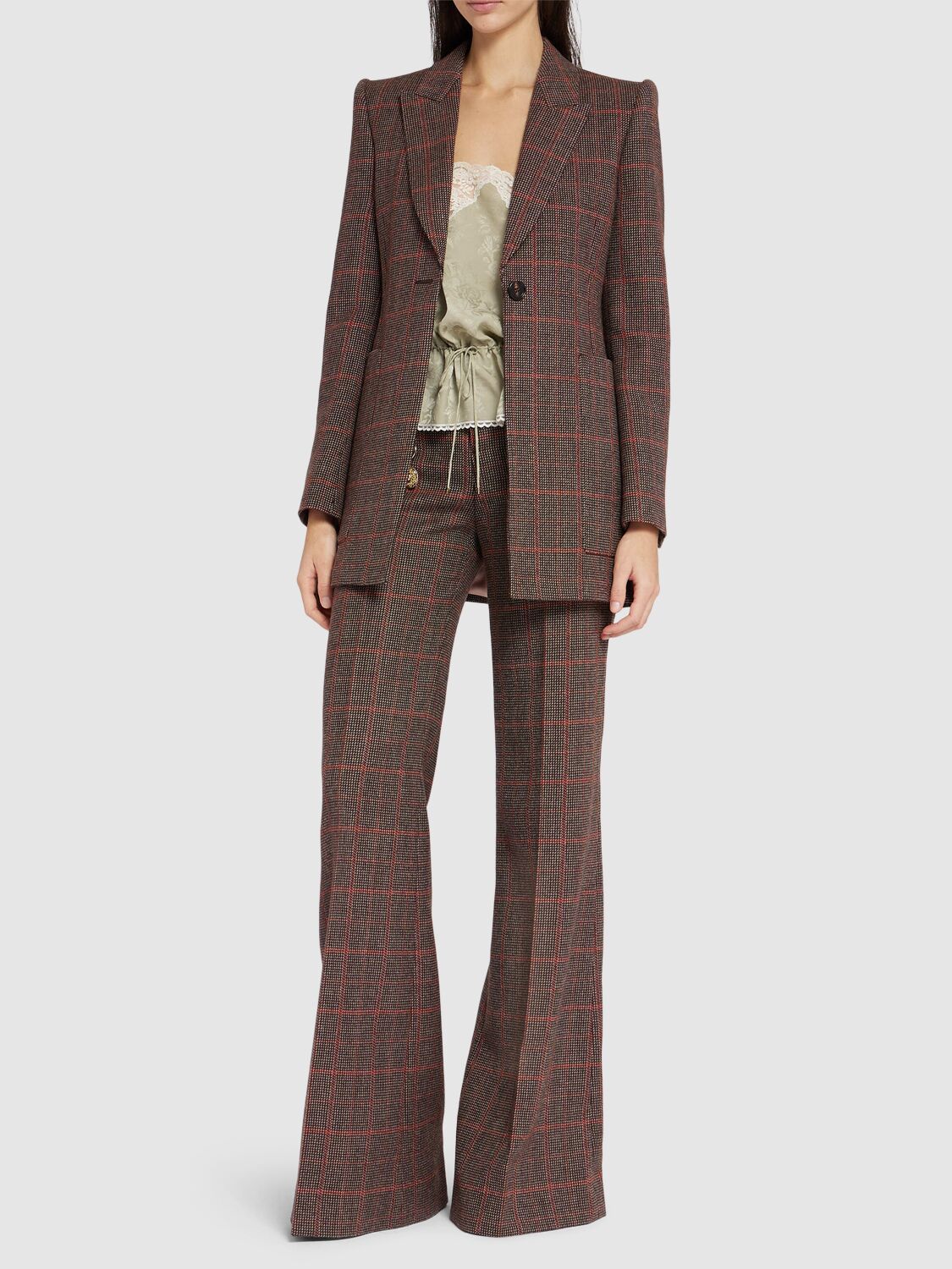 Chloé Tailored Jacket Longline Silhouette