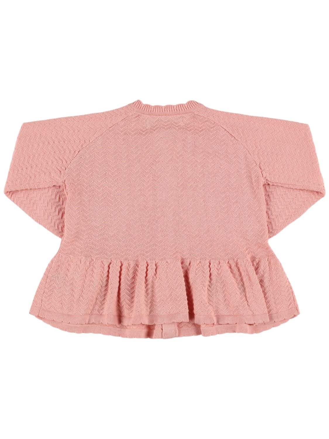 Konges Sløjd Embroidered Knit Cardigan In Pink
