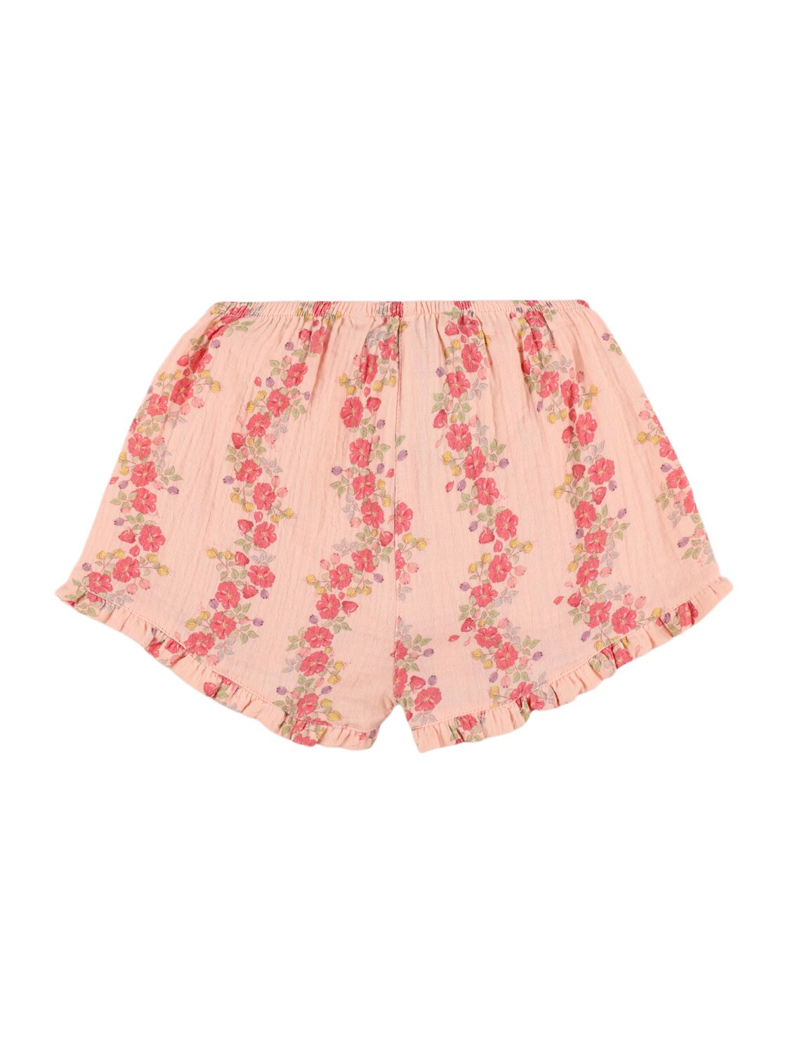 Konges Sløjd Printed Cotton Shorts In Pink