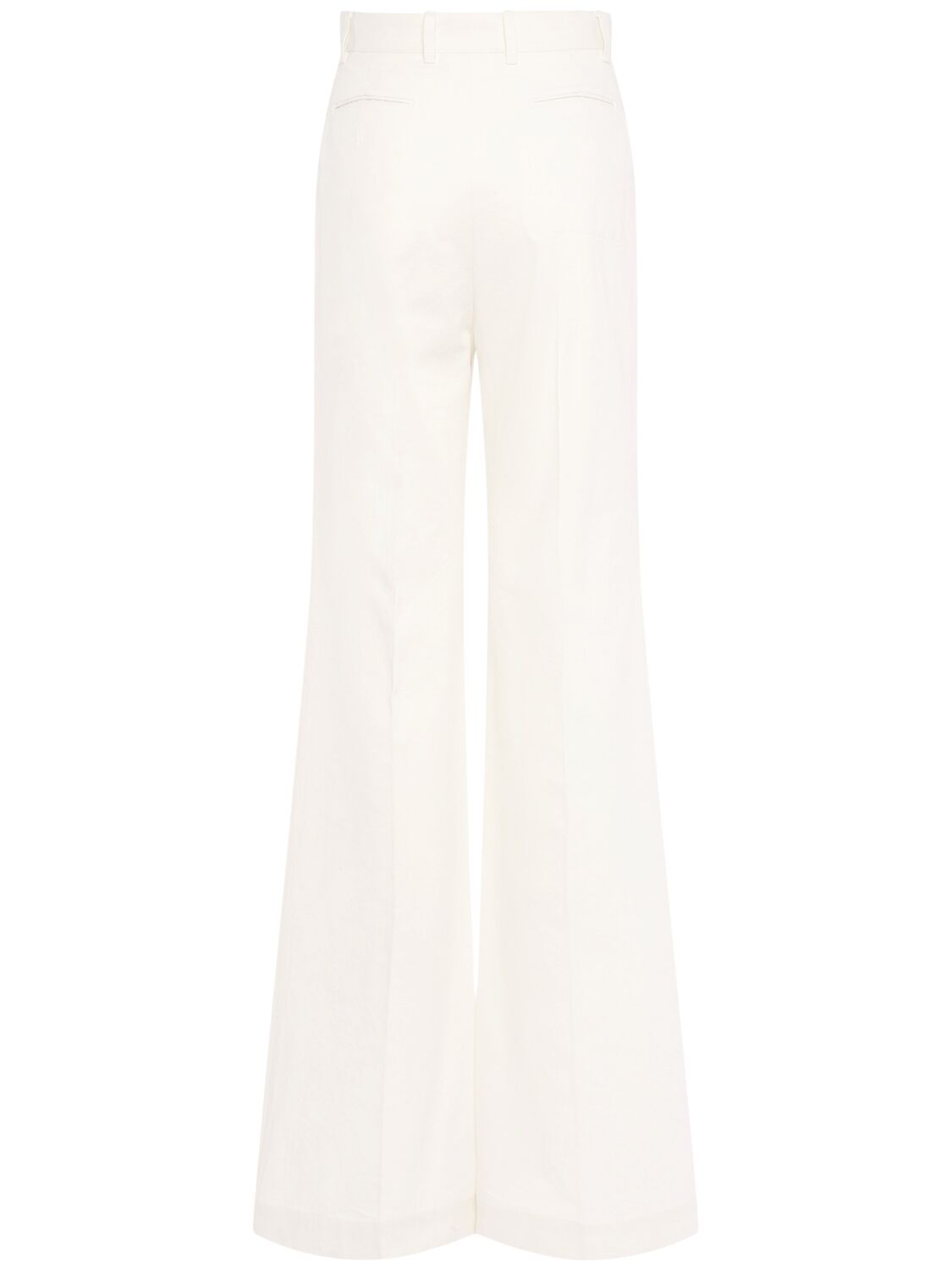 Chloé High Rise Cotton Flared Pants