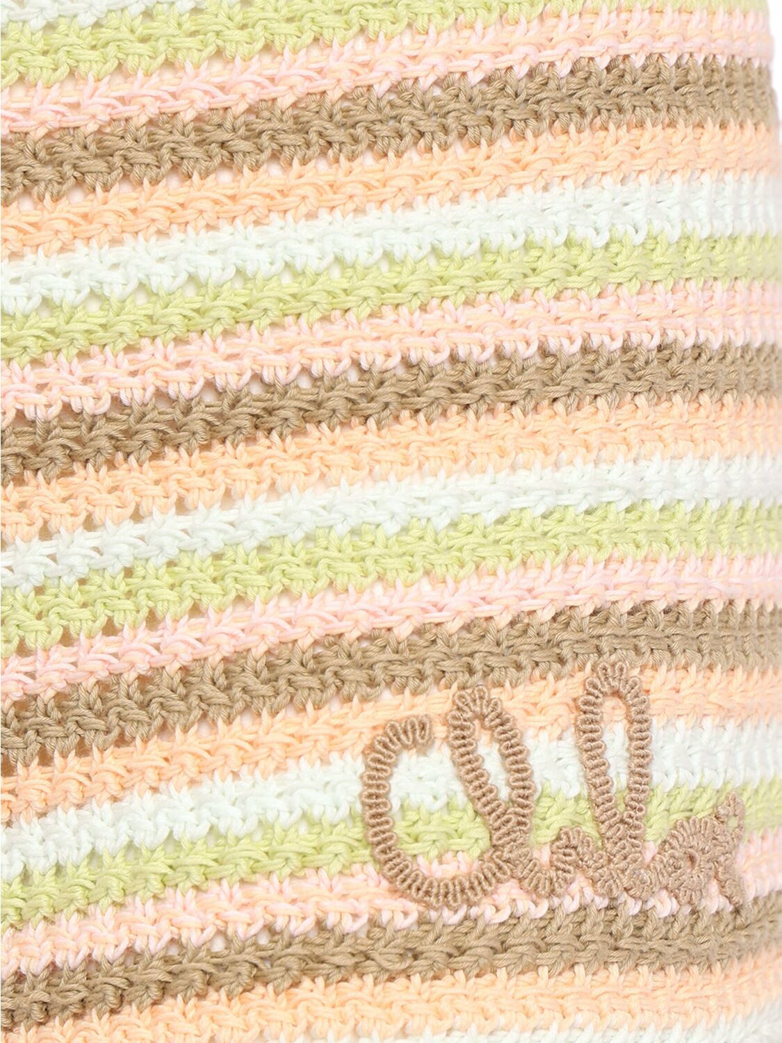Shop Chloé Knitted Cotton Shorts