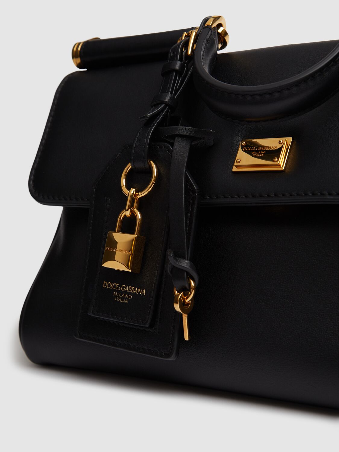 Dolce & Gabbana Black My Sicily Handbag In Black
