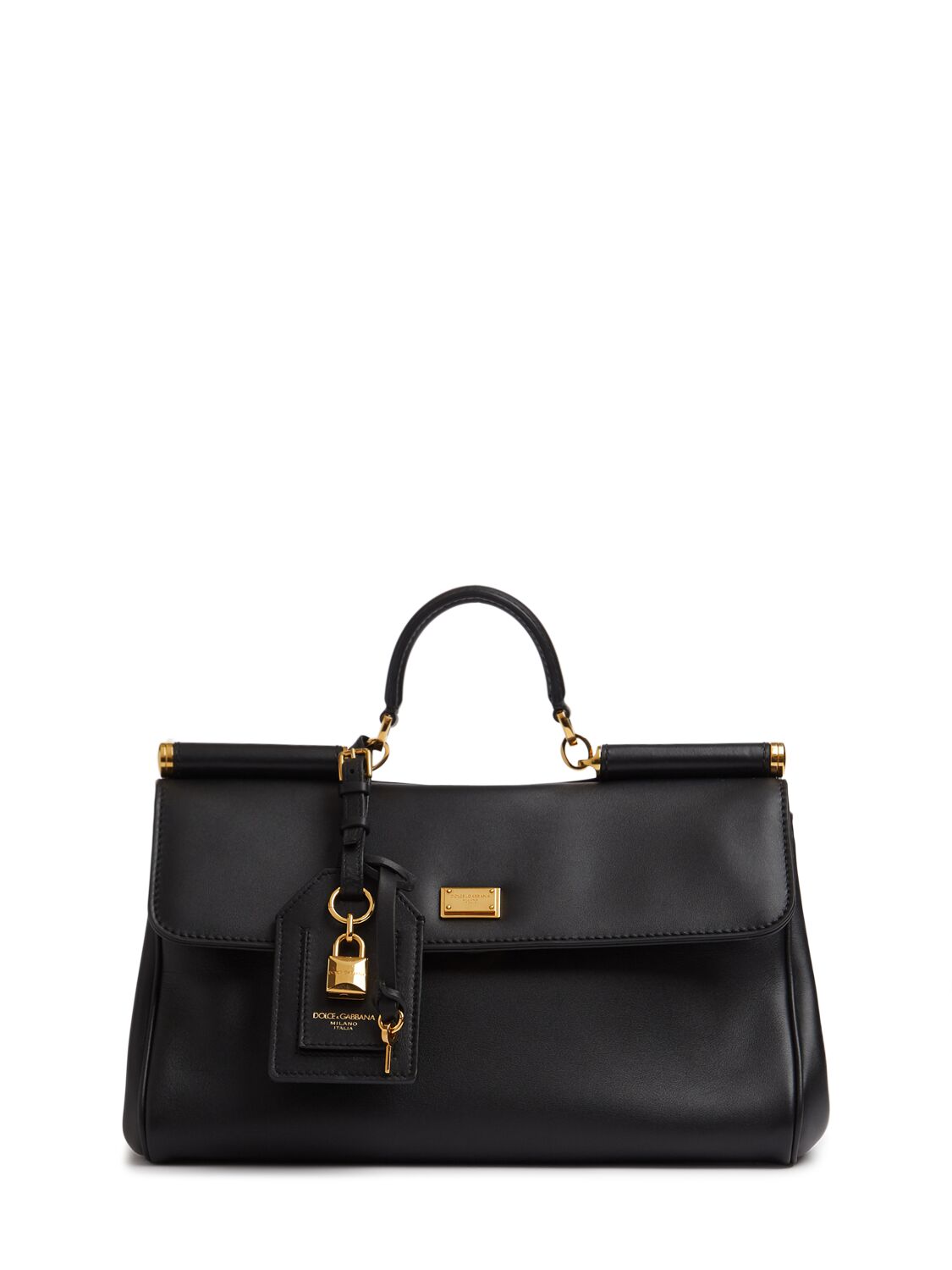 Dolce & Gabbana Black My Sicily Handbag In Black