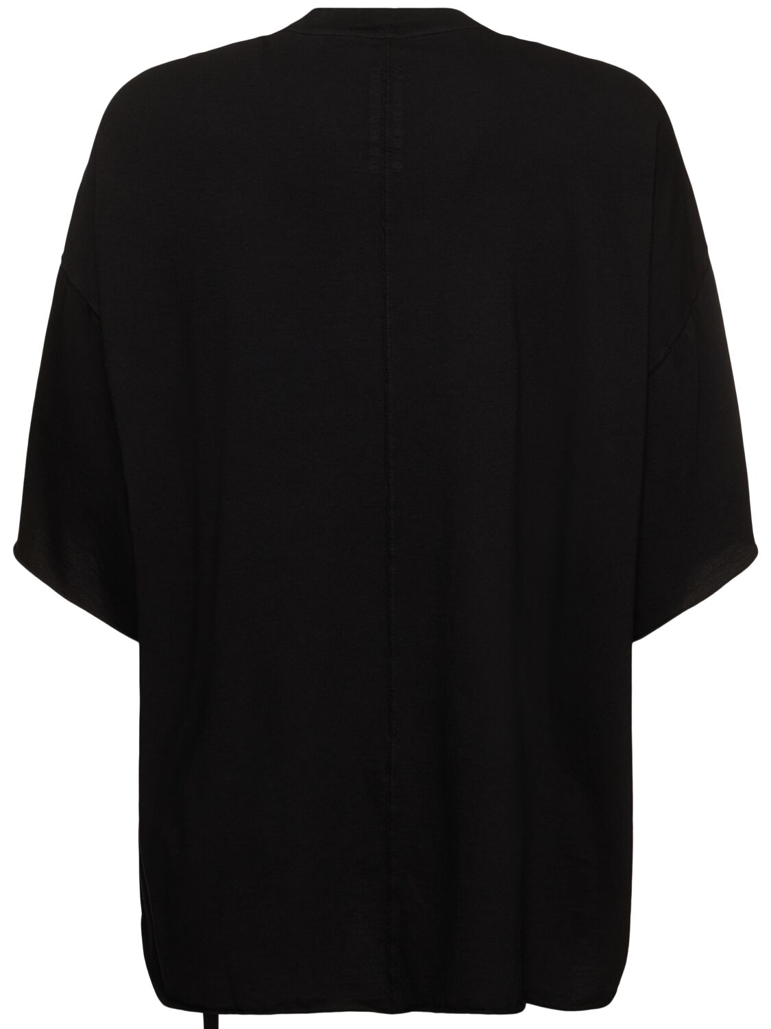 Rick Owens Drkshdw Tommy T Cotton T-shirt In Black/pearl