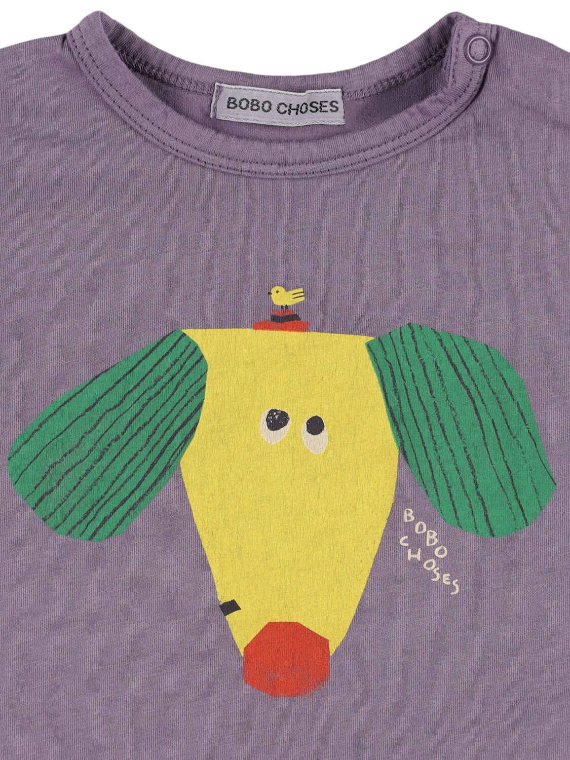 Bobo Choses Printed Cotton Jersey T-shirt In Blue