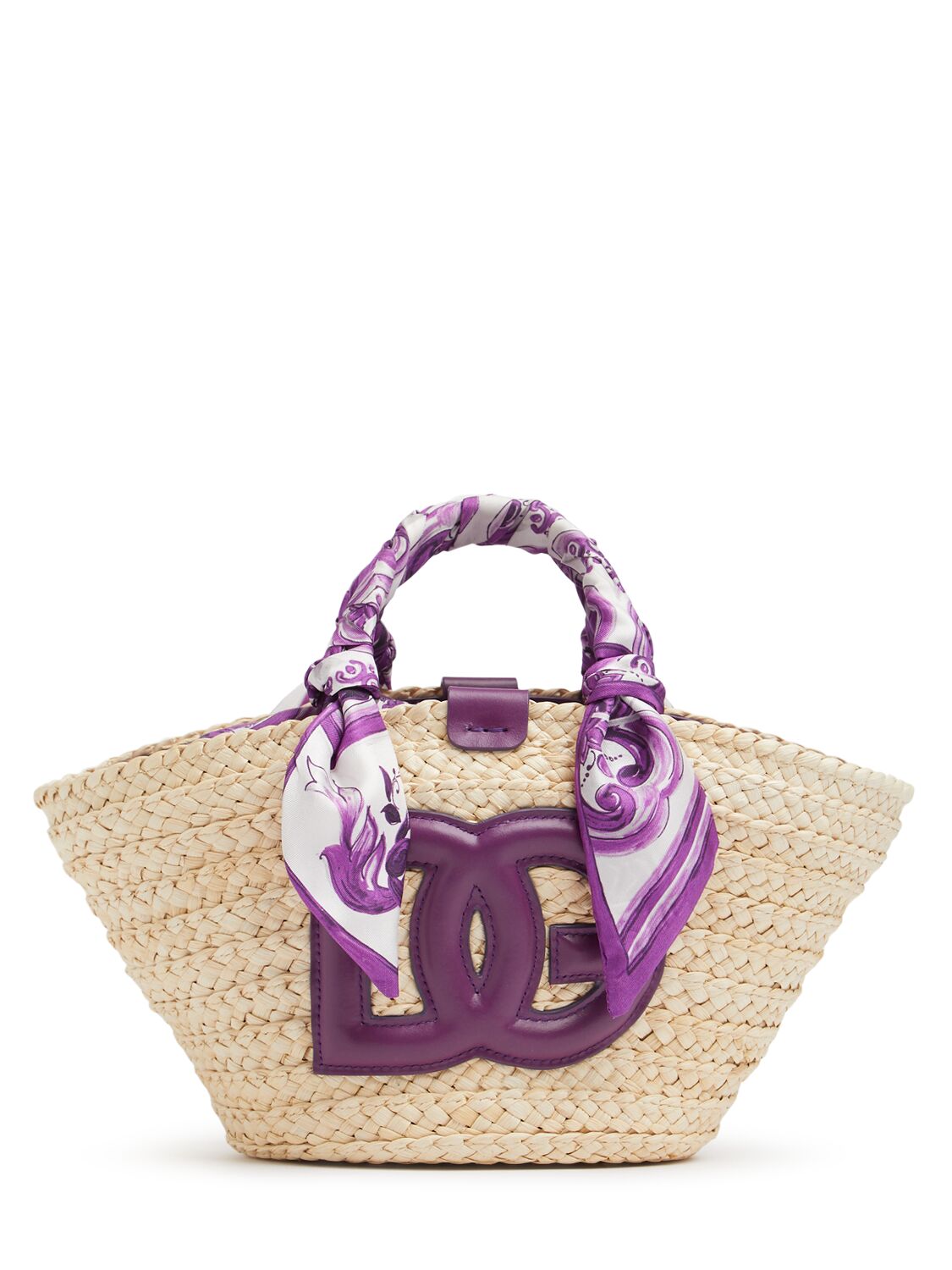 Petit Sac Cabas En Paille Kendra - DOLCE & GABBANA - Modalova