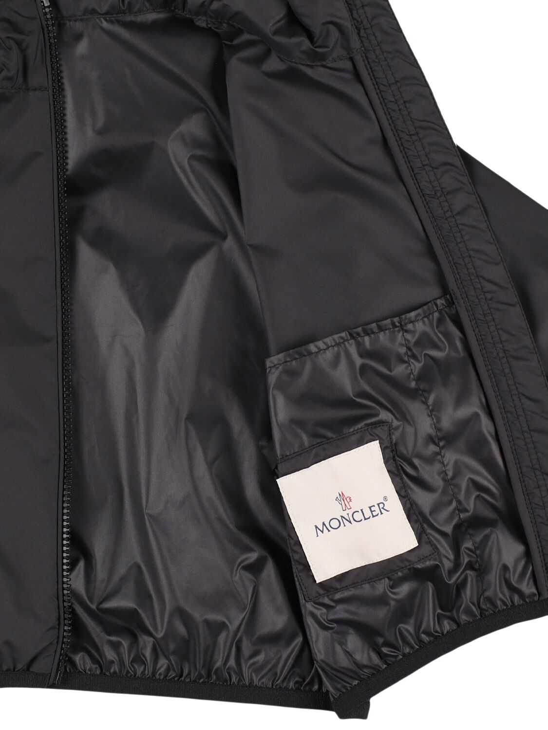 Moncler Fegeo Brushed Tech Jacket In Black