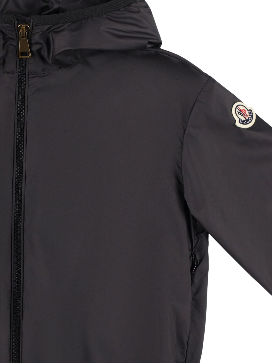 Moncler Fegeo Brushed Tech Jacket In Black