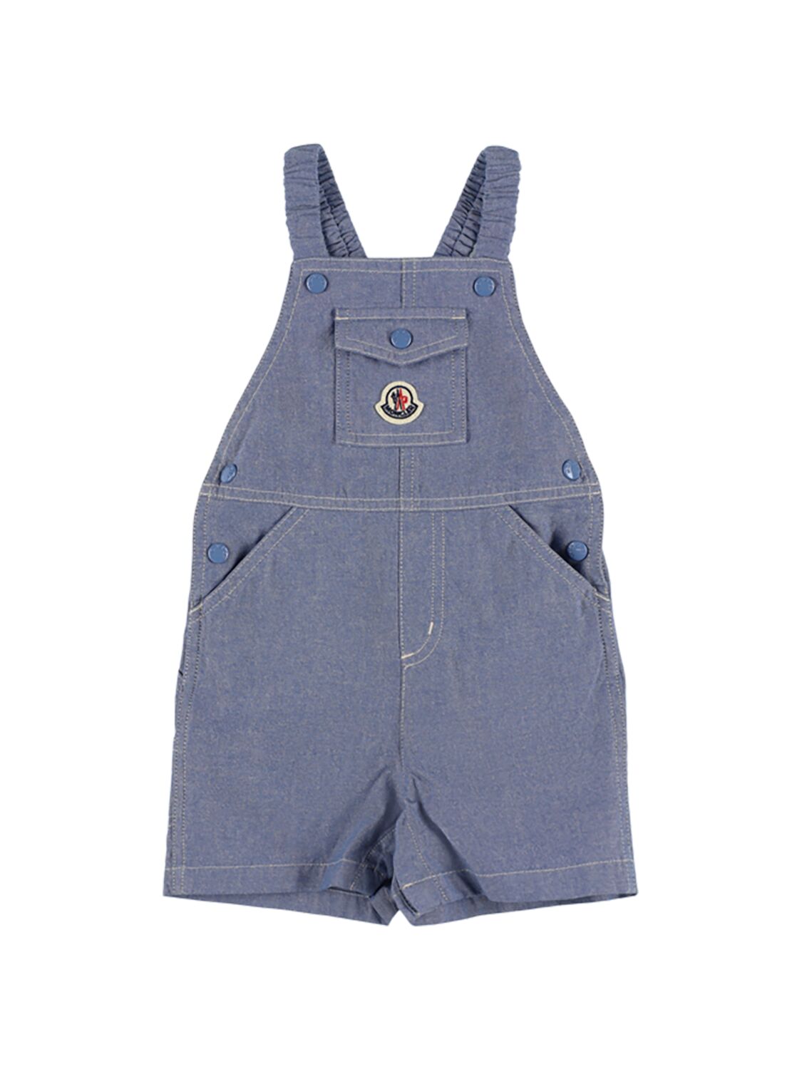 MONCLER Chambray Cotton Romper
