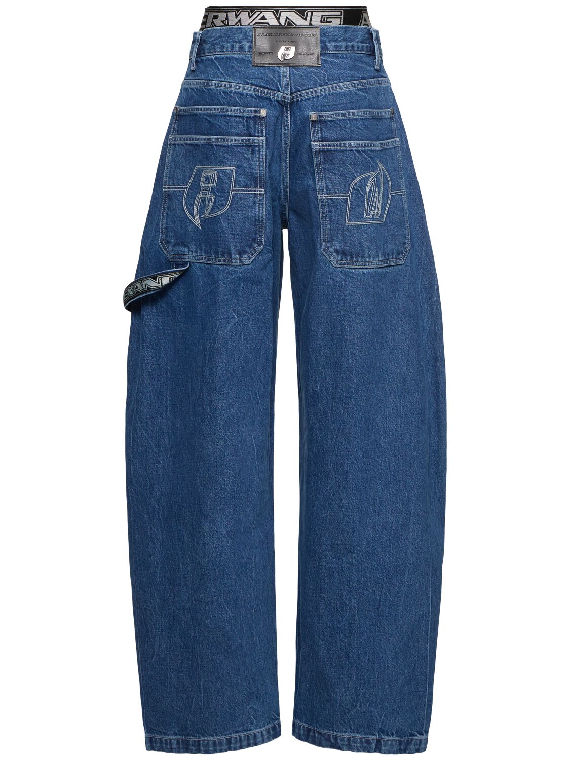 ALEXANDER WANG LOGO BAGGY JEANS 