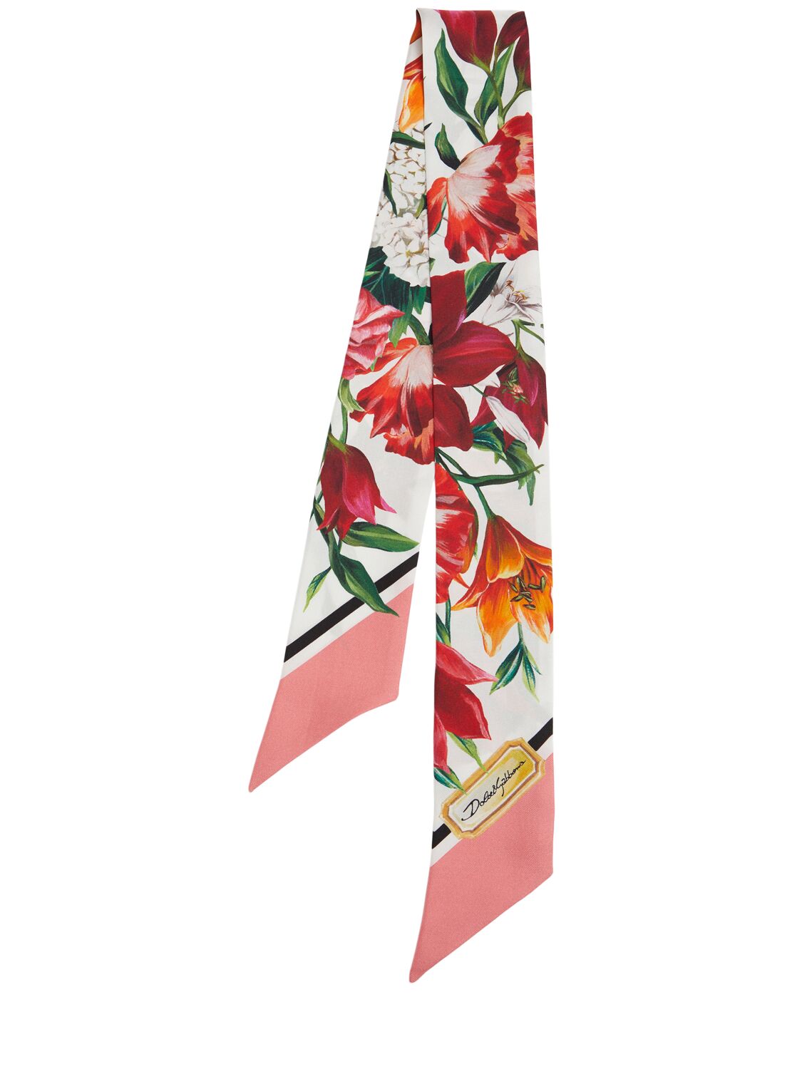 Dolce & Gabbana Printed Silk Bandeau