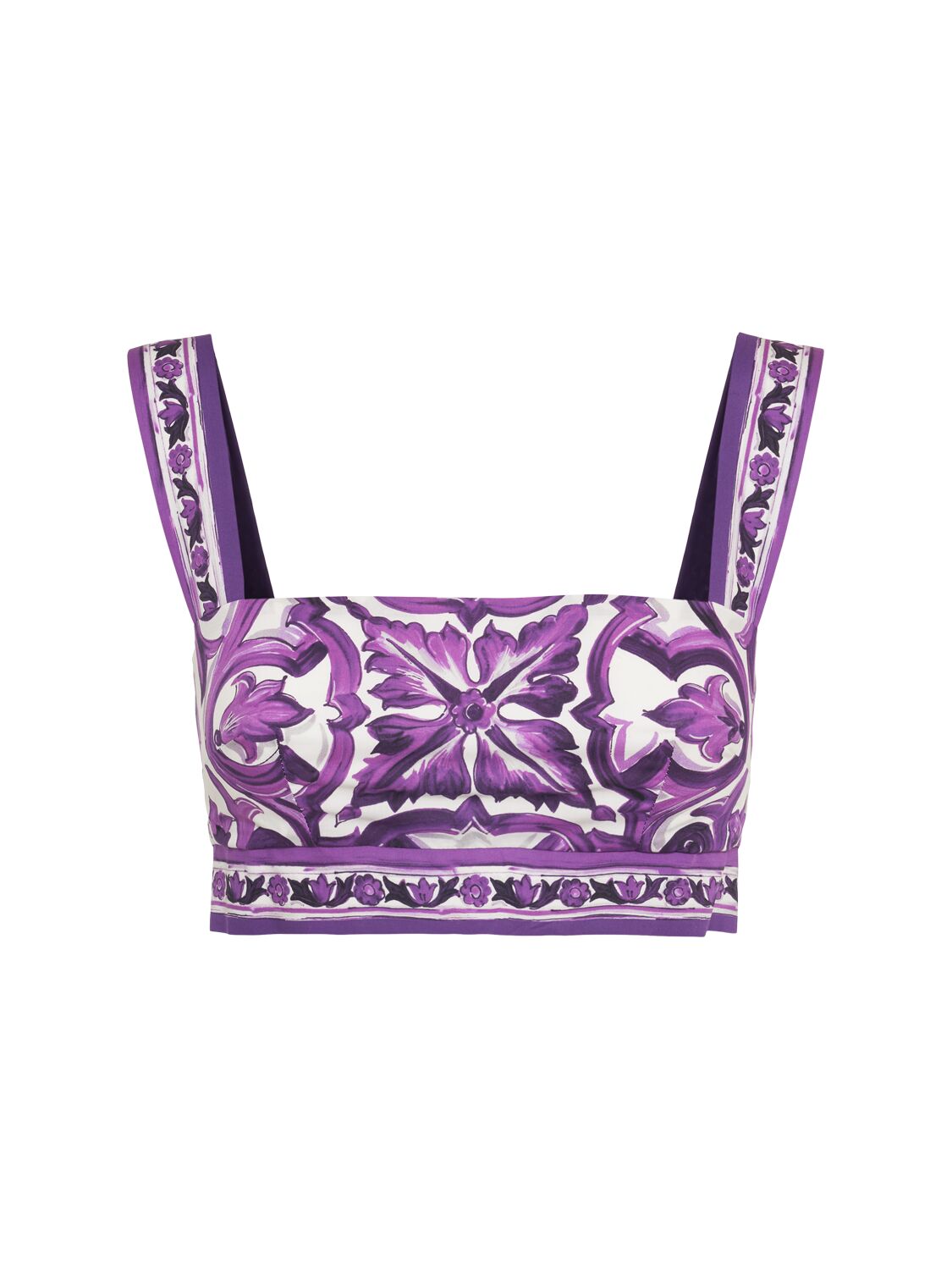 Dolce & Gabbana Maiolica Printed Cotton Top