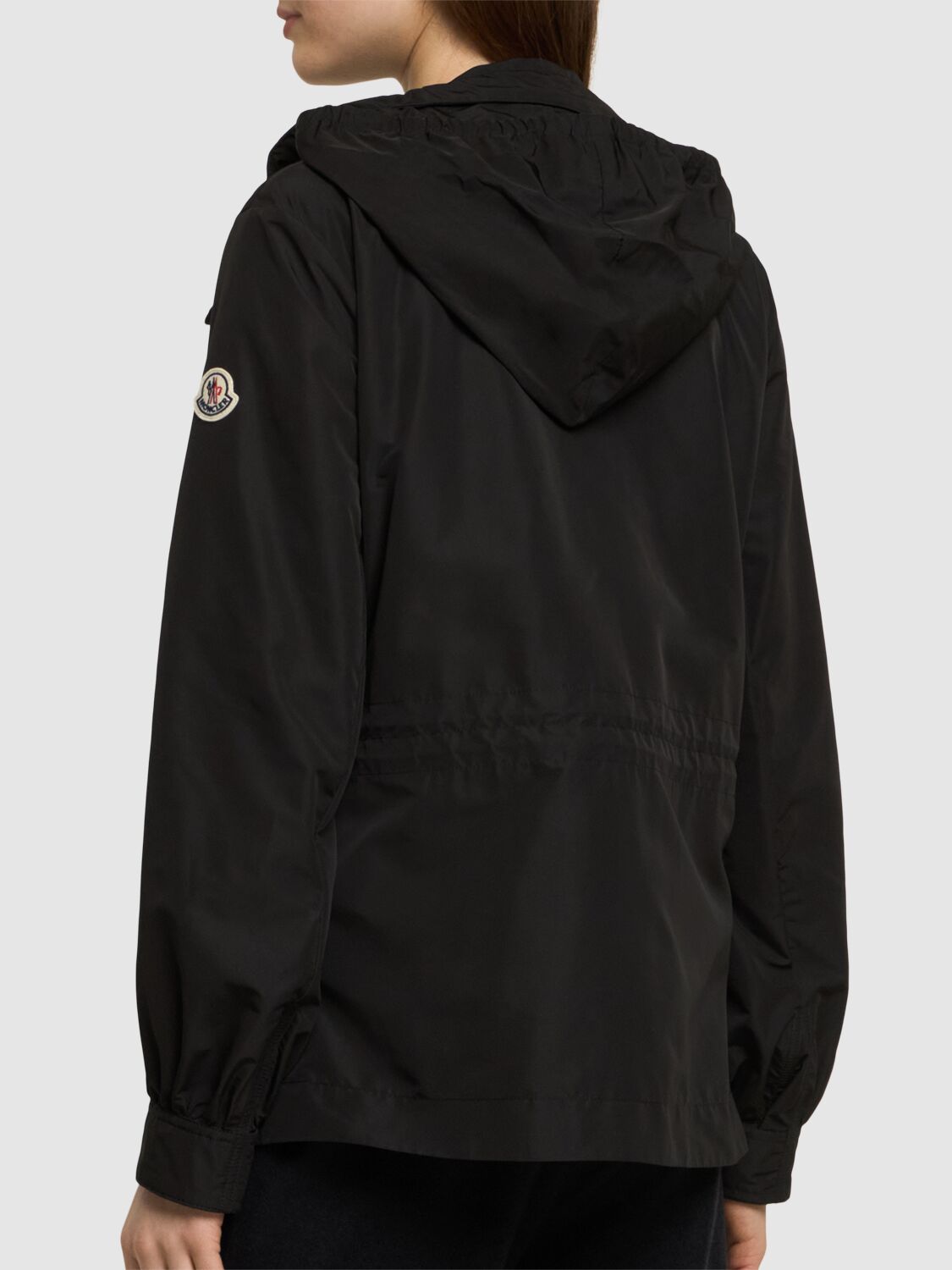 MONCLER ENET HOODED TECH PARKA JACKET 