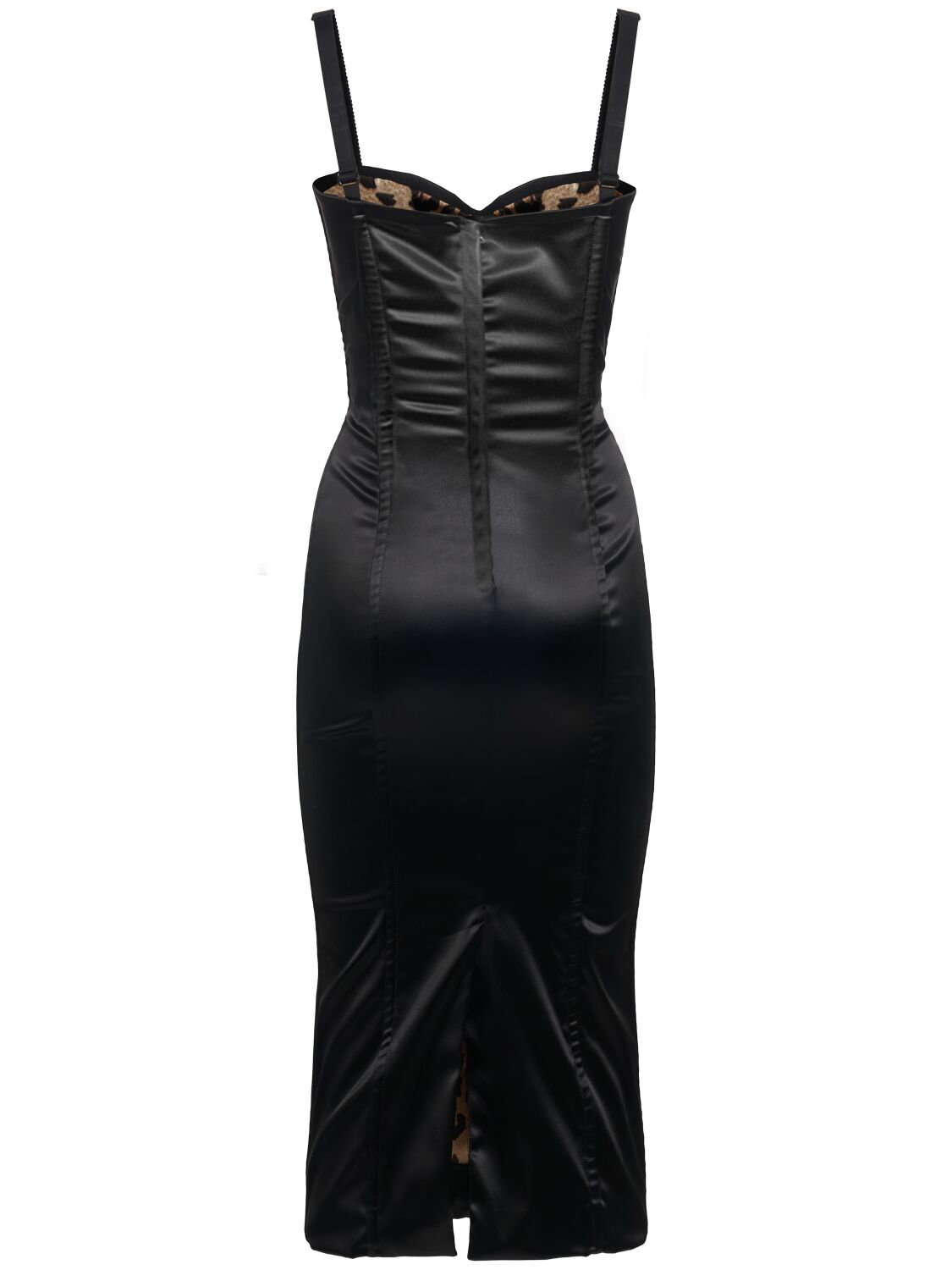 Dolce & Gabbana Satin Midi Dress