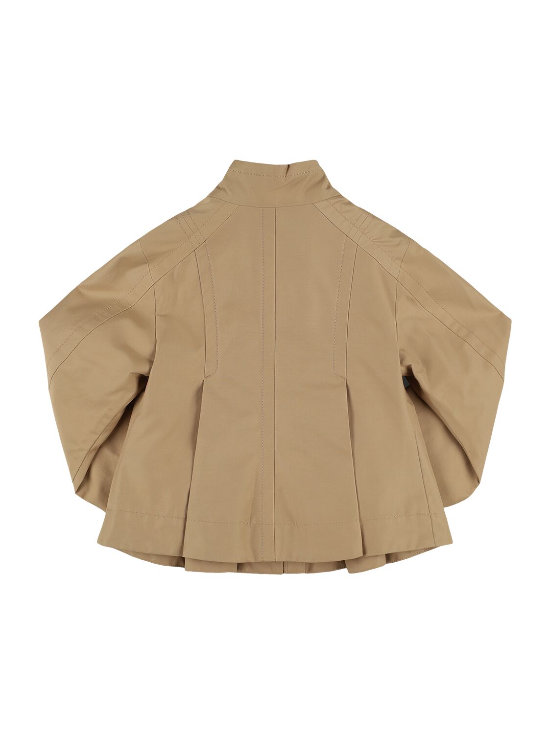 Moncler Belinda Heavy Cotton Blend Jacket In Beige
