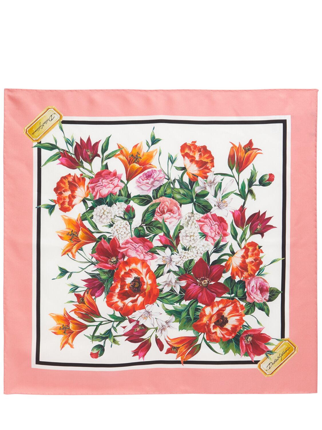 Dolce & Gabbana Printed Silk Foulard