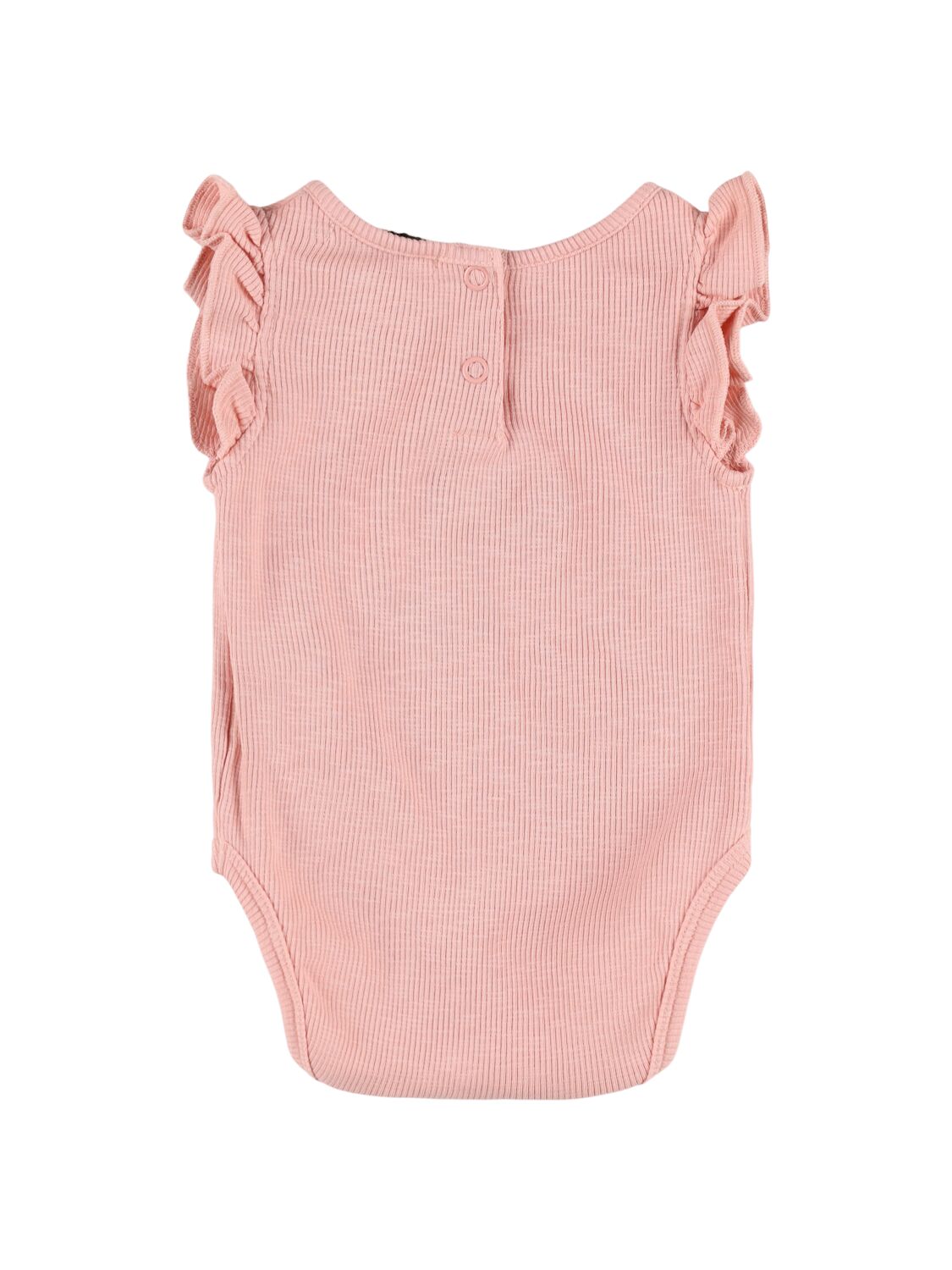 Bobo Choses Printed Cotton Blend Jersey Bodysuit In Pink