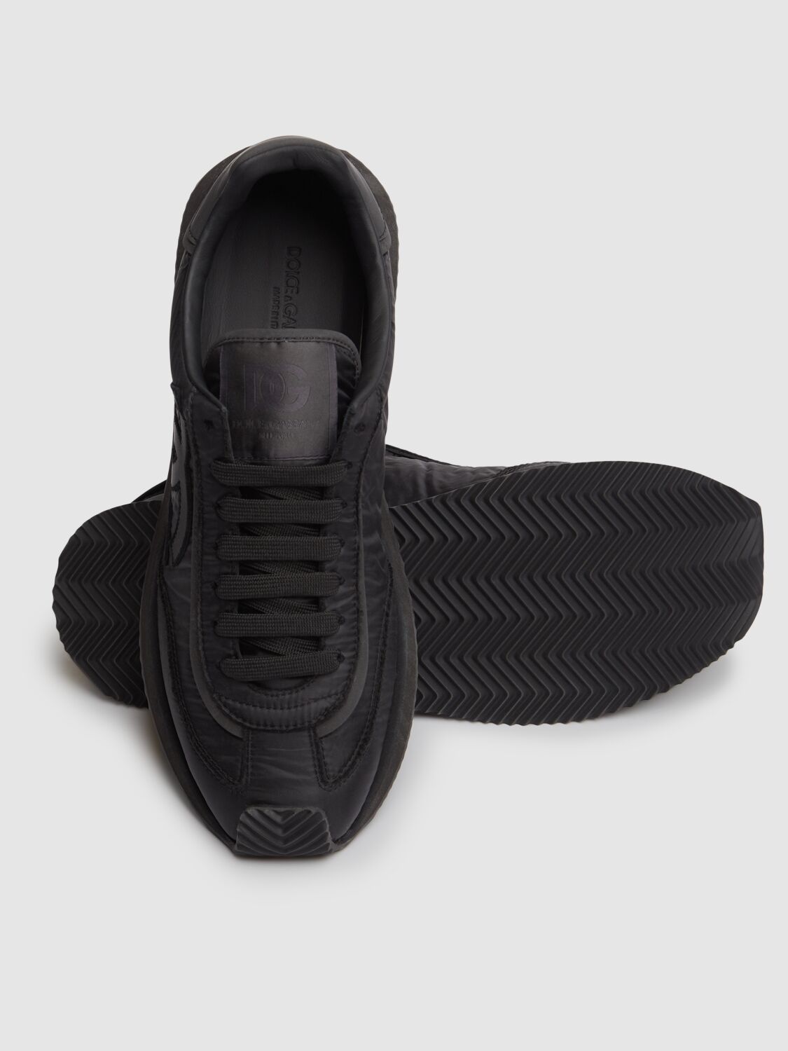 Dolce & Gabbana Low Top Sneakers Featuring Suede Accents