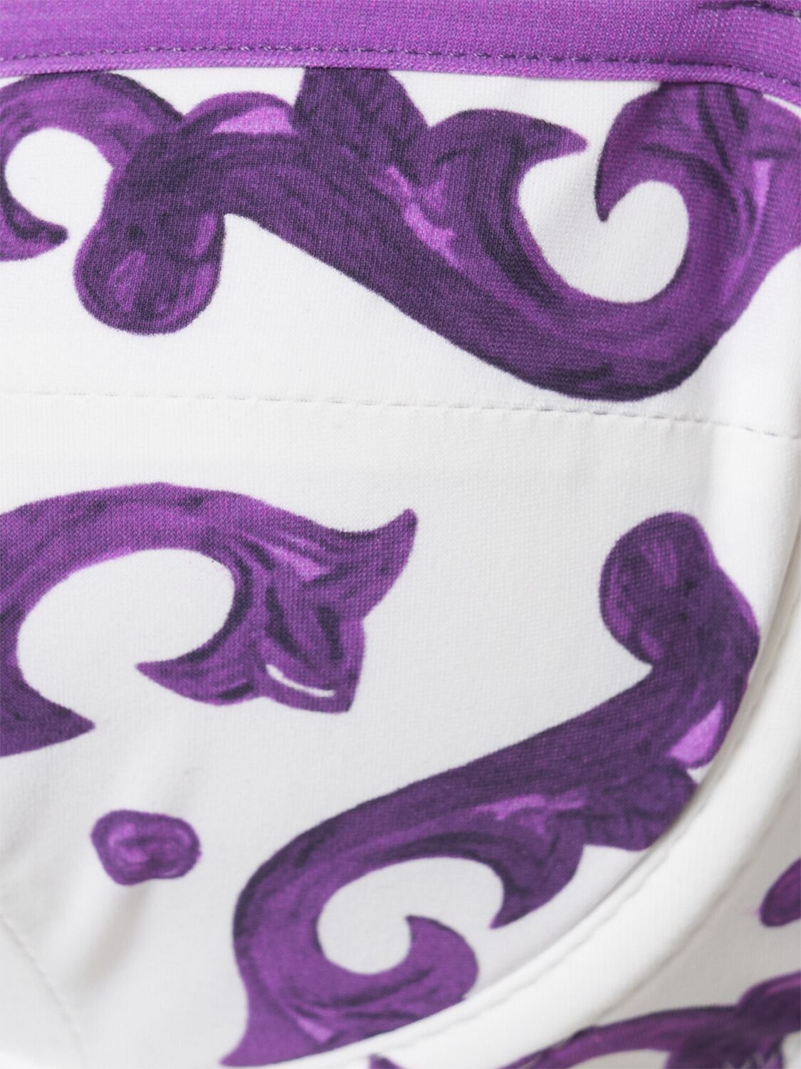 Dolce & Gabbana Maiolica Printed Jersey Bikini